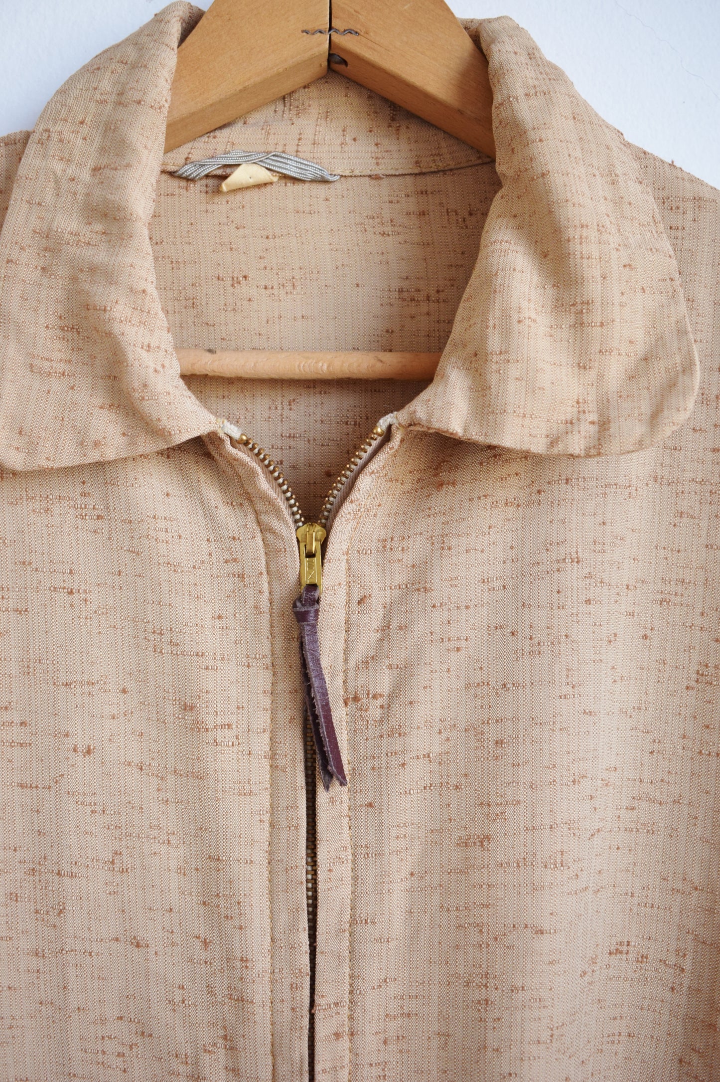 1950s Spring Weight Rayon Jacket | M/L