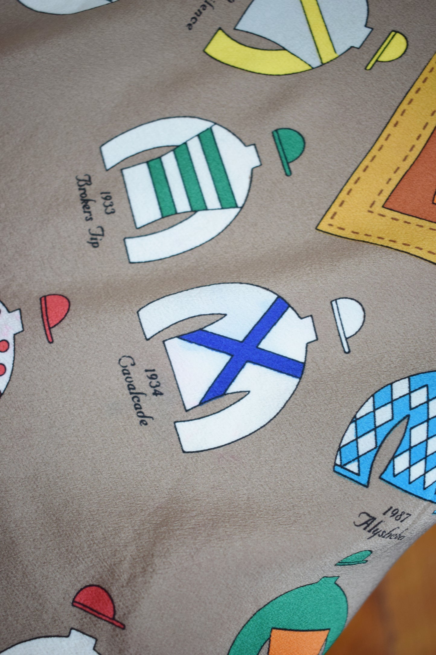 1992 Silk Kentucky Derby Souvenir Scarf