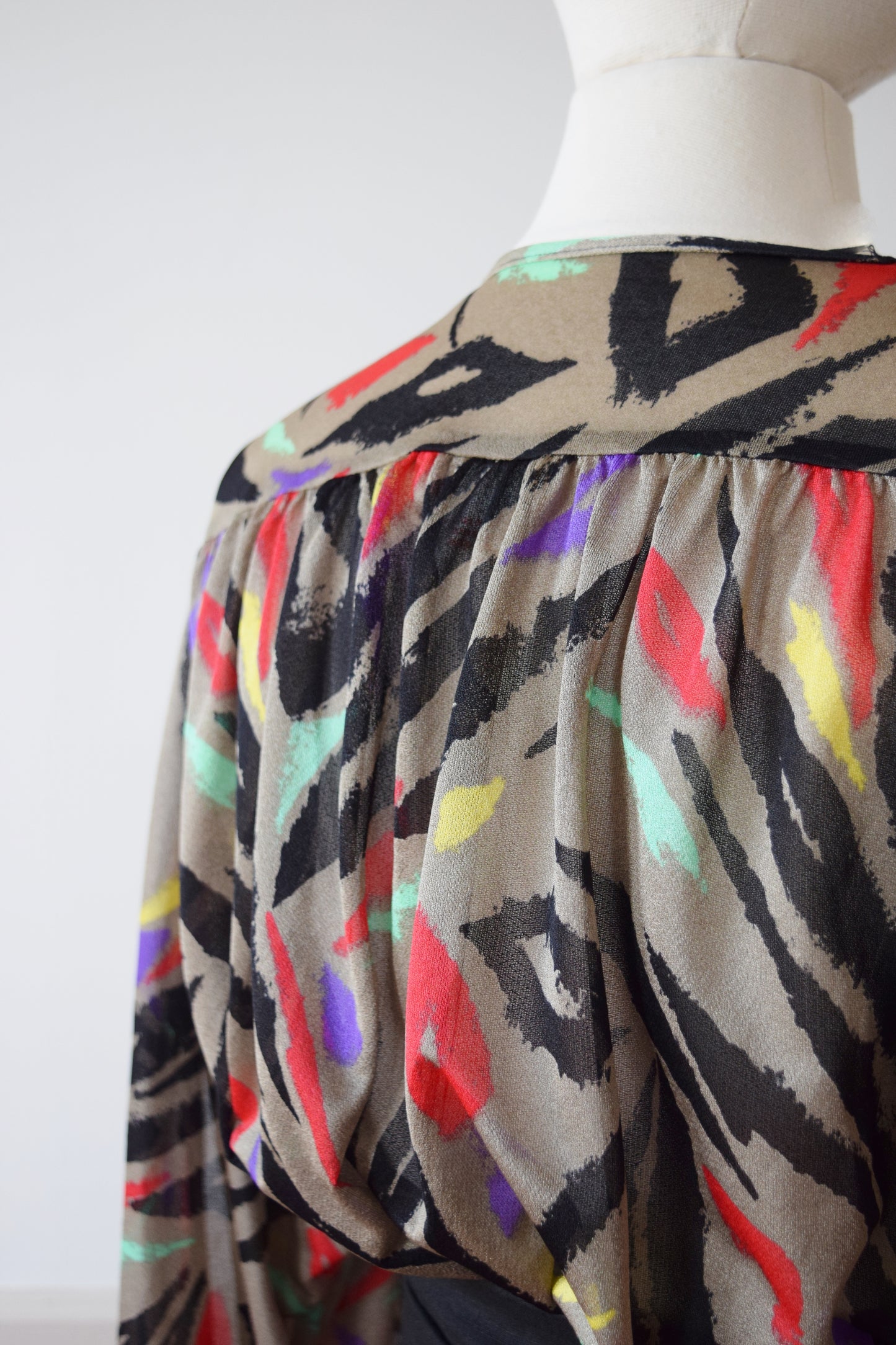 Oscar de la Renta Disco Zebra Wrapper/Top | L