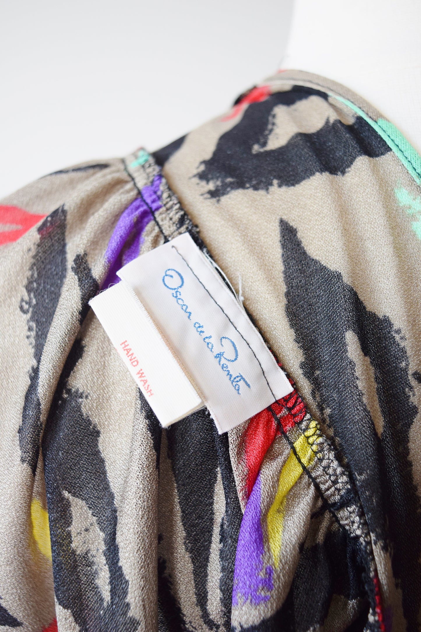 Oscar de la Renta Disco Zebra Wrapper/Top | L