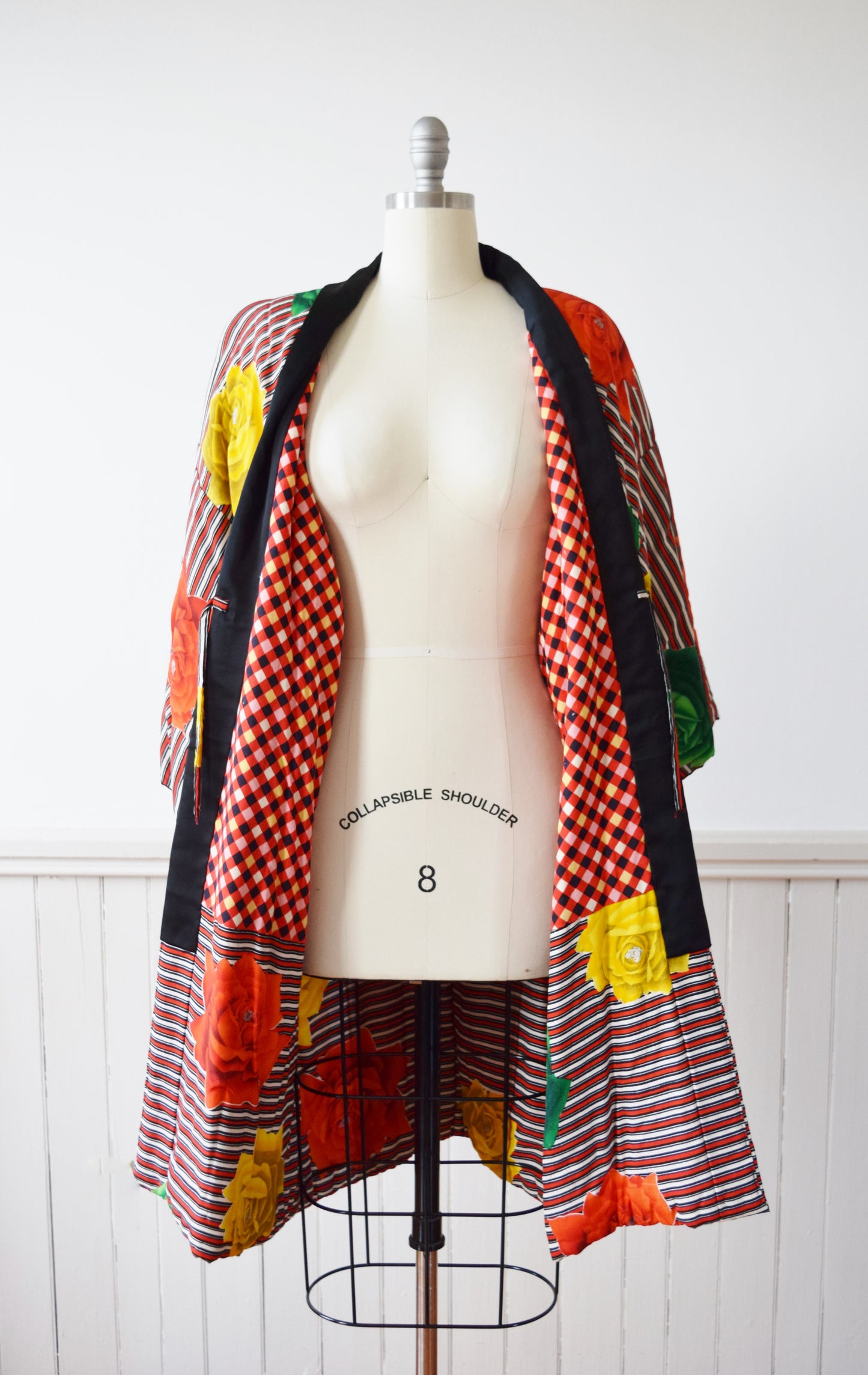 Pop Art Hanten | Quilted Japanese Wrapper / Jacket | L-OS