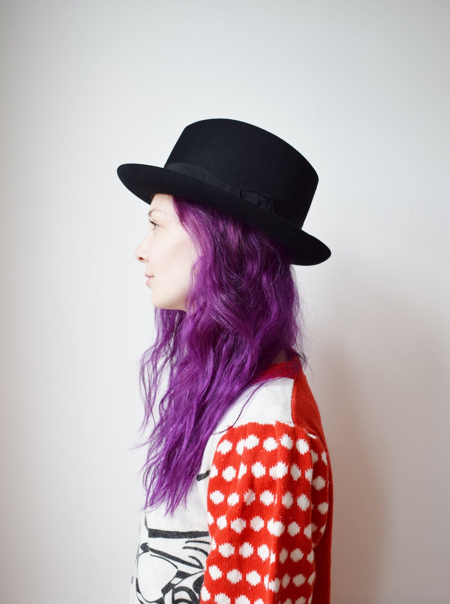 1930s Black Beaver Felt Fedora by Astor