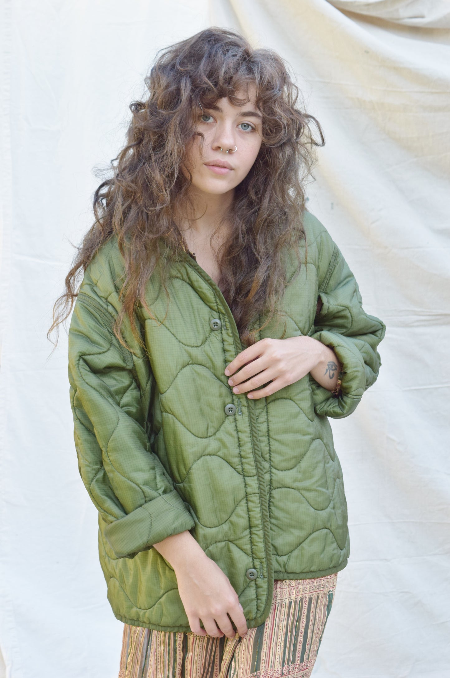 Vintage Military Liner Jacket | 1980s-90s| S/M/L