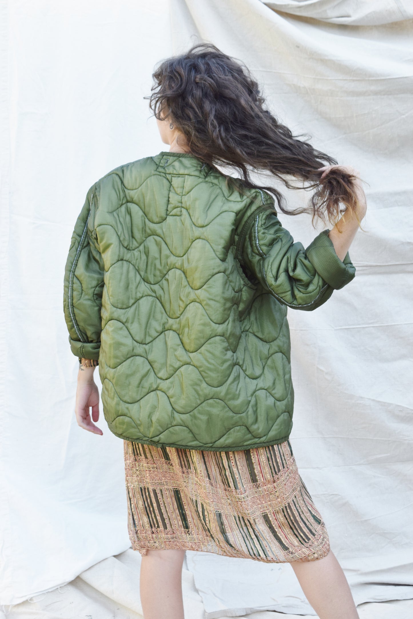 Vintage Military Liner Jacket | 1980s-90s| S/M/L