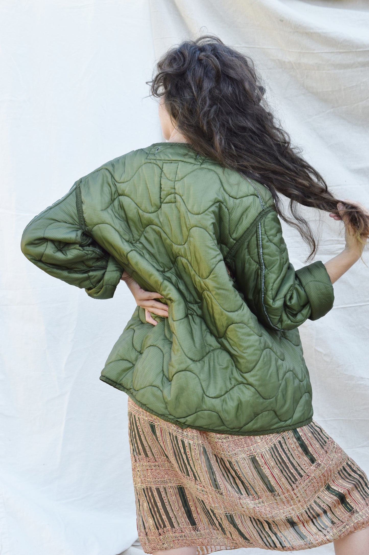 Vintage Military Liner Jacket | 1980s-90s| S/M/L