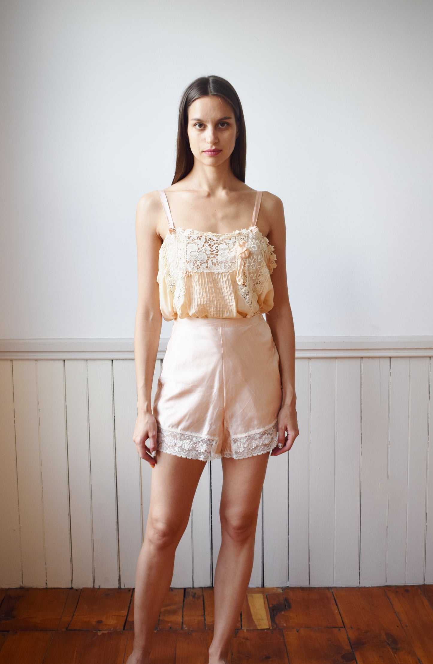 1950s Silk Tap Pants | XS