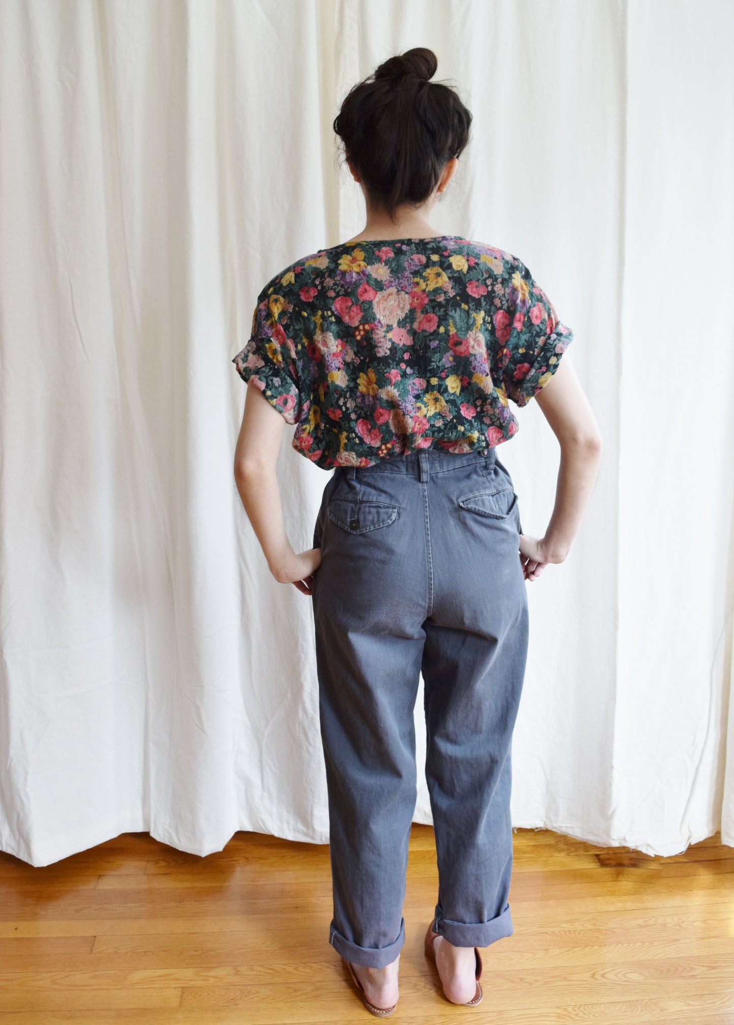 1980s Calvin Klein Workwear Inspired Pants | 26-29" waist
