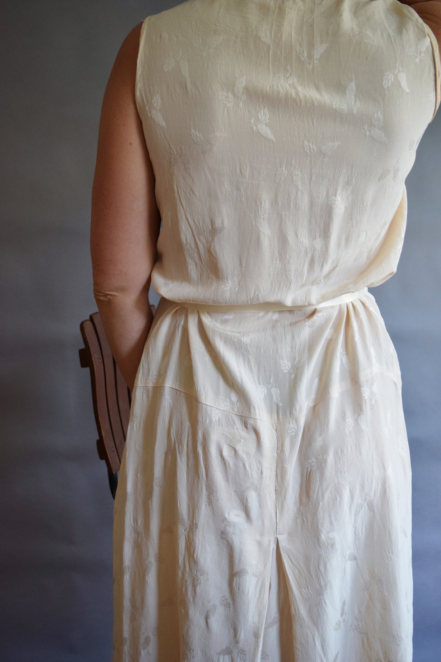 Early 1930s Silk Tennis Dress