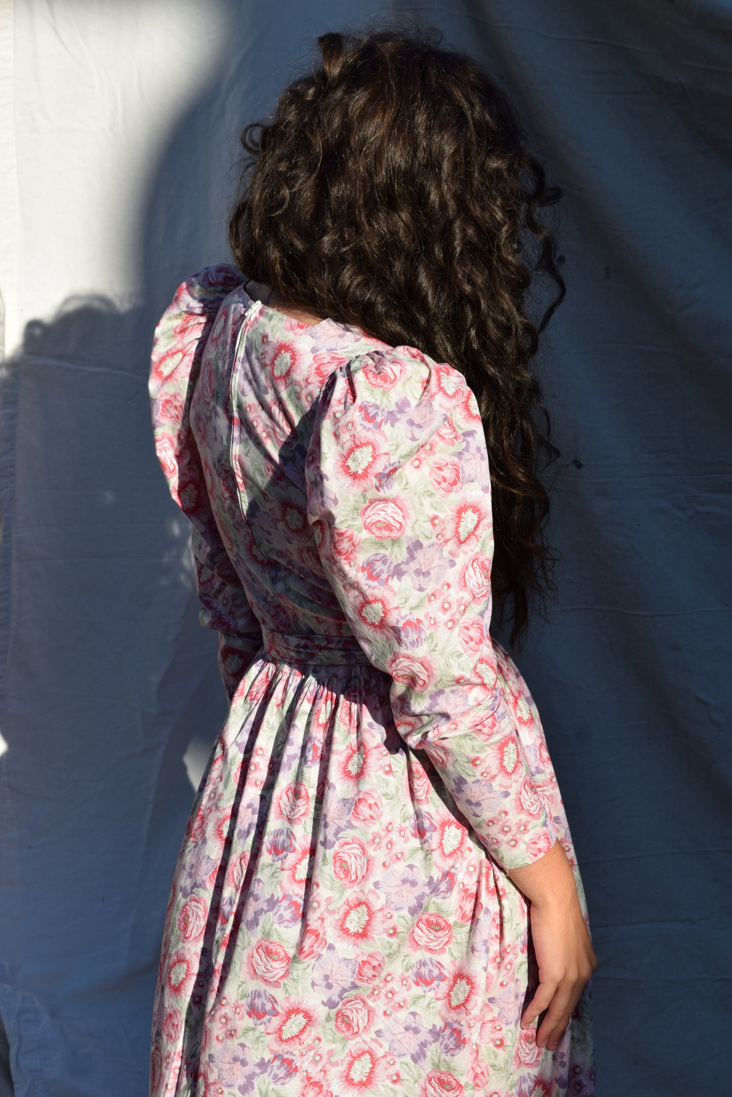 Laura Ashley Puff Sleeve Frock | 1980s | XS/S