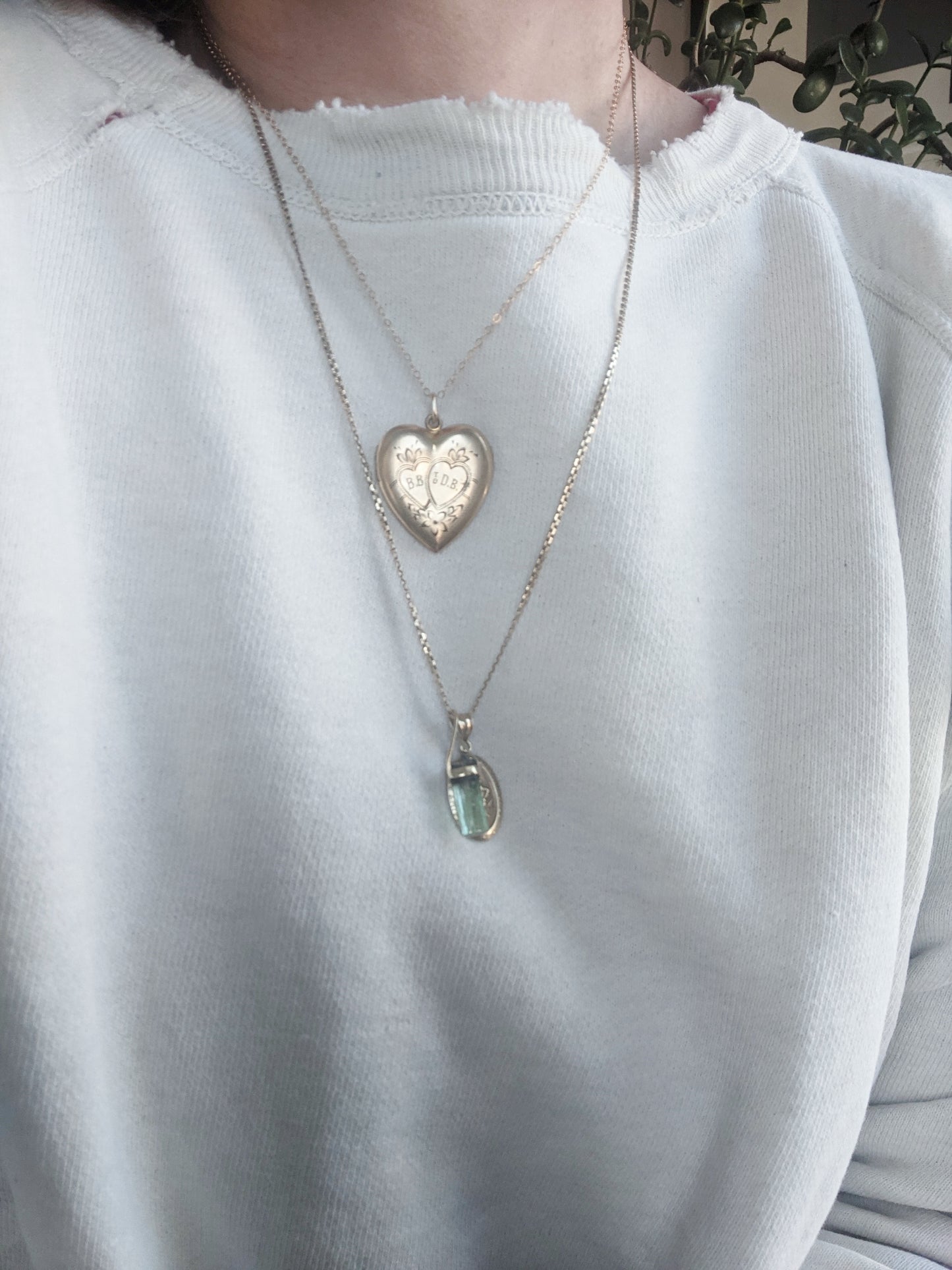 1940s Gold Filled Heart Locket | BB to DB