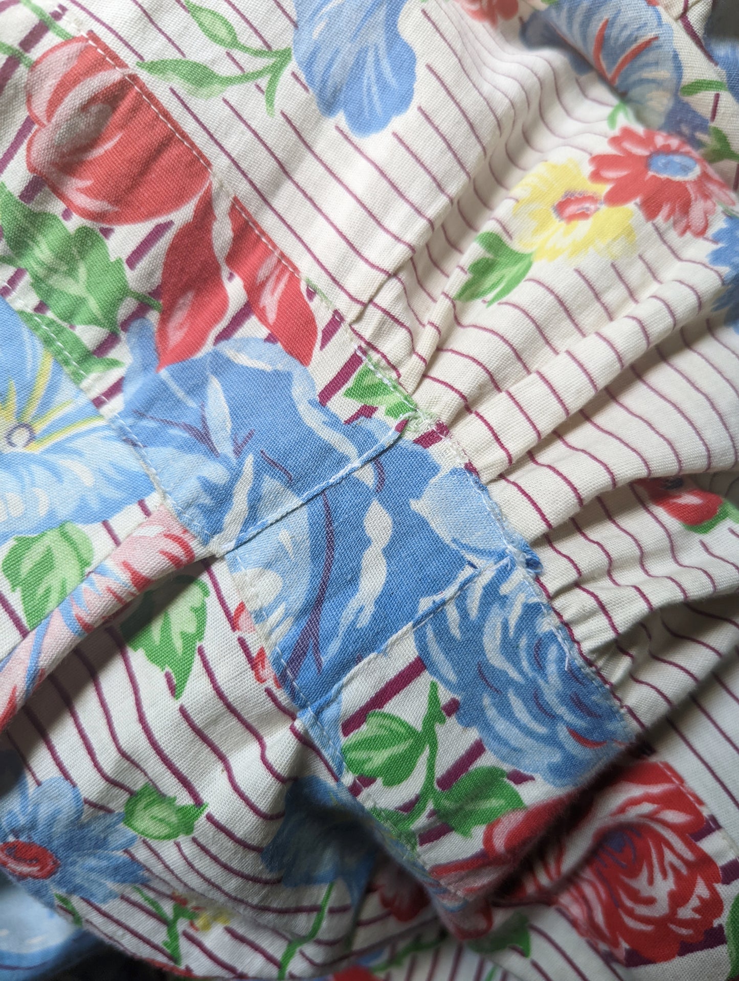 30s/40s Cotton Day Dress | xsmall