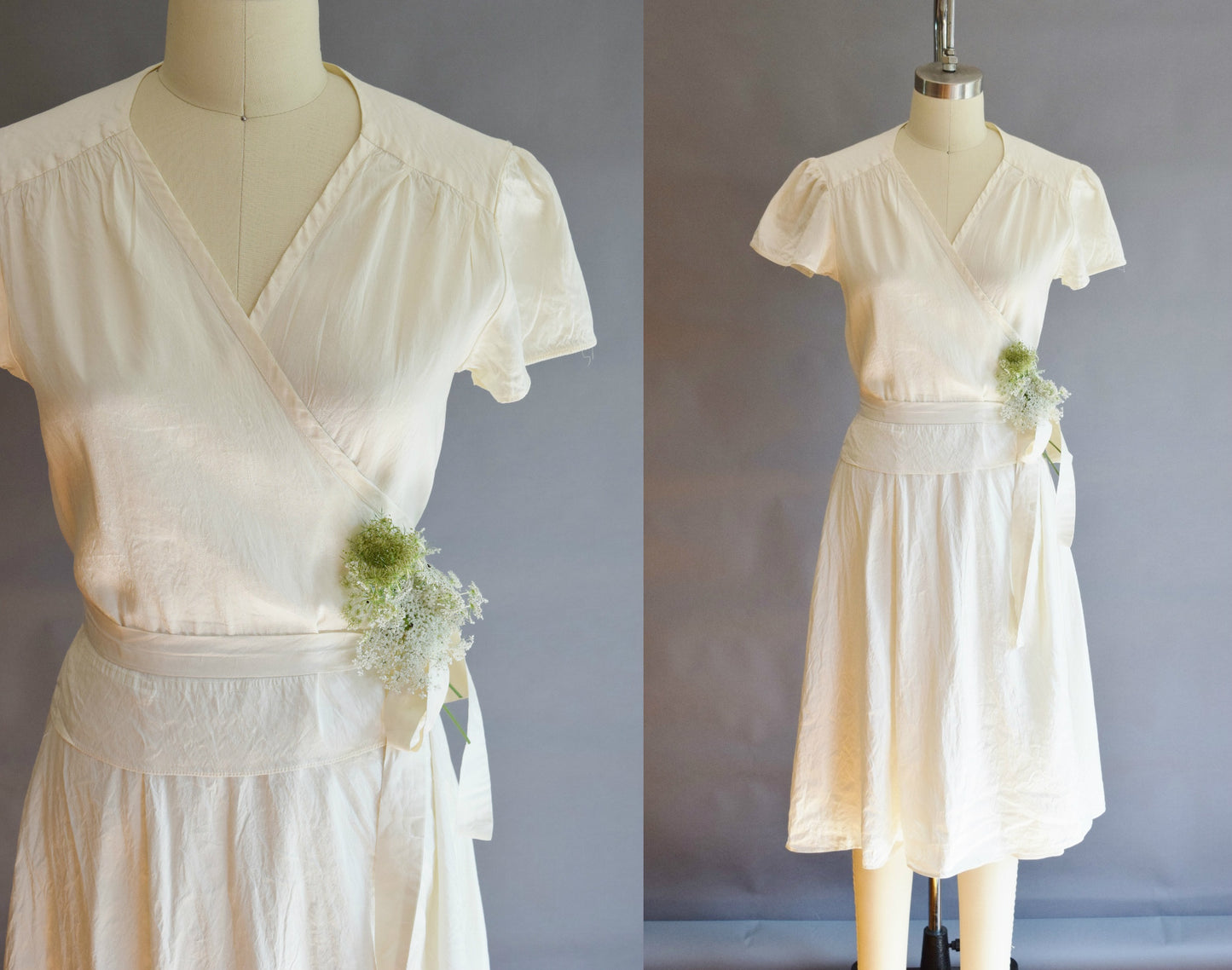 Classic Silk Wrap Dress