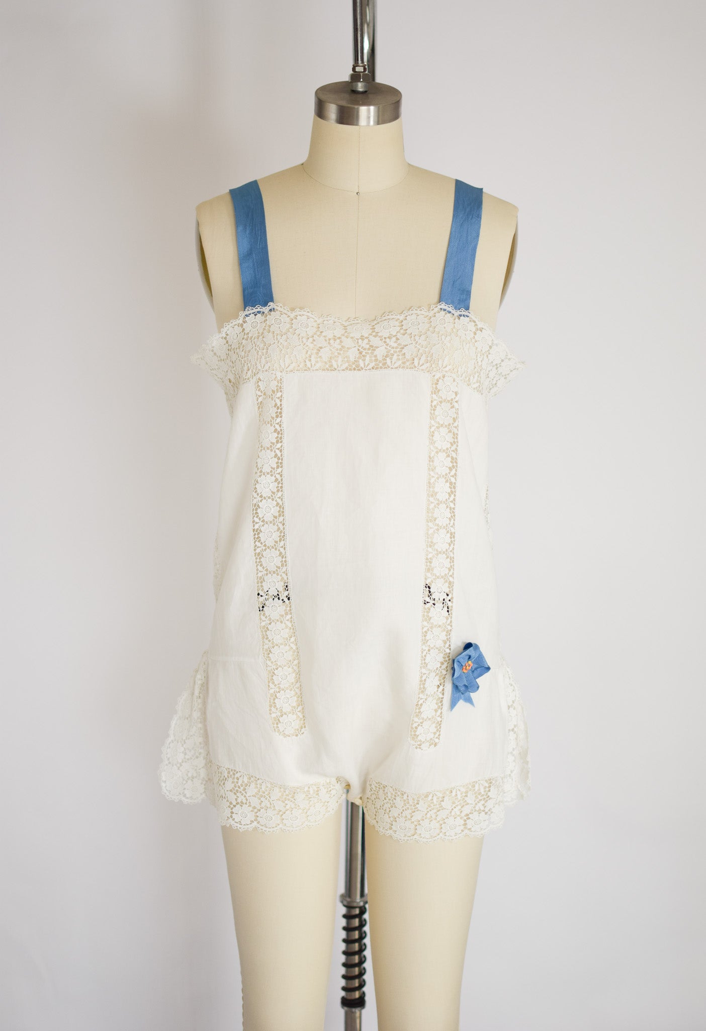 Antique 1920s/30s Cotton Step-In | XS/S
