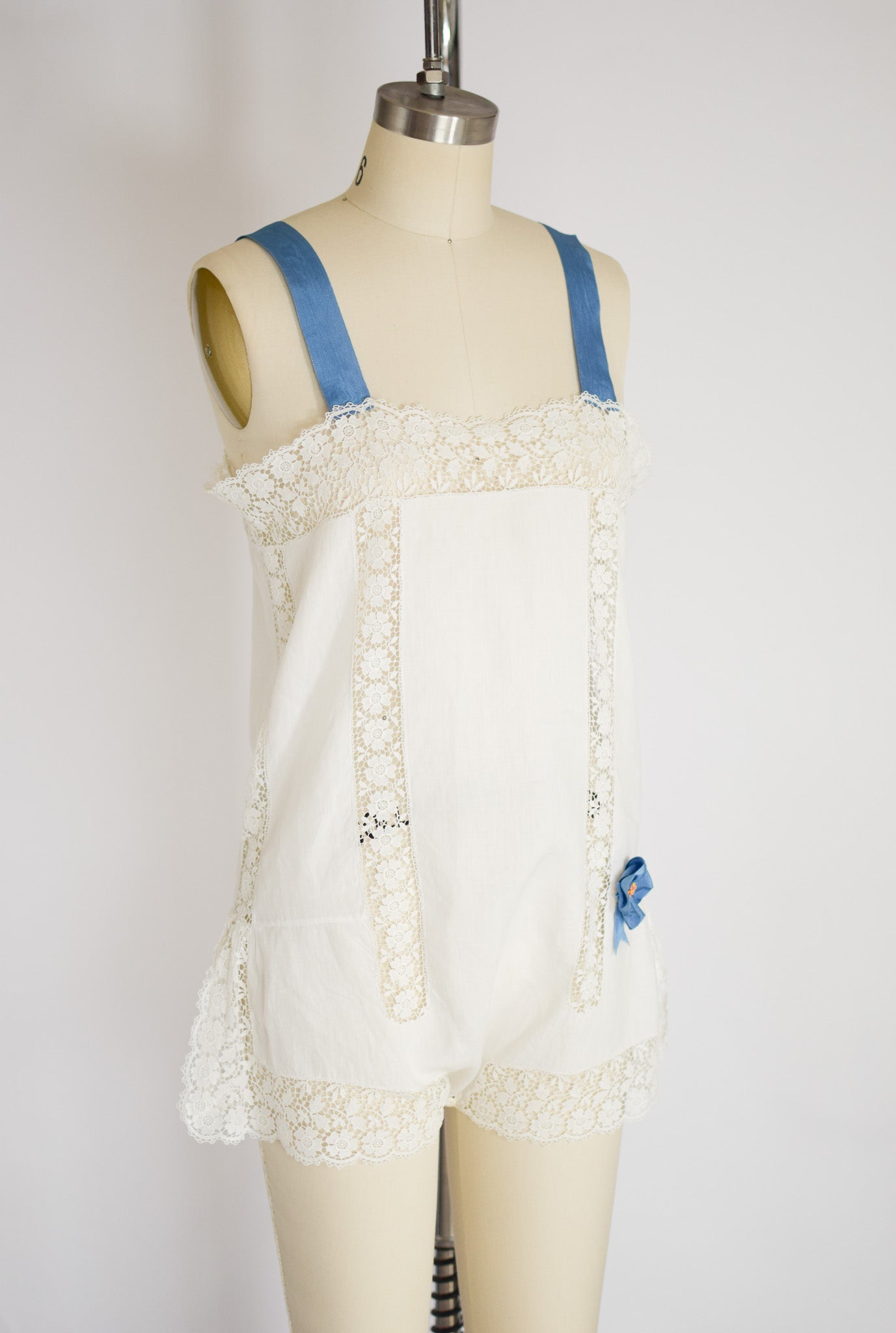 Antique 1920s/30s Cotton Step-In | XS/S