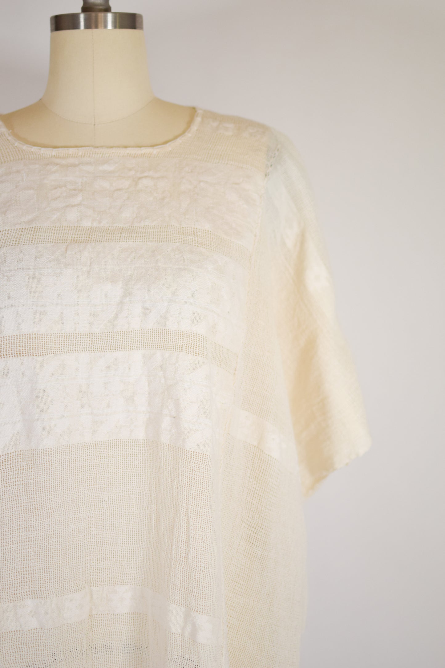 Mexican Woven Textile Tunic Dress | S/M/L
