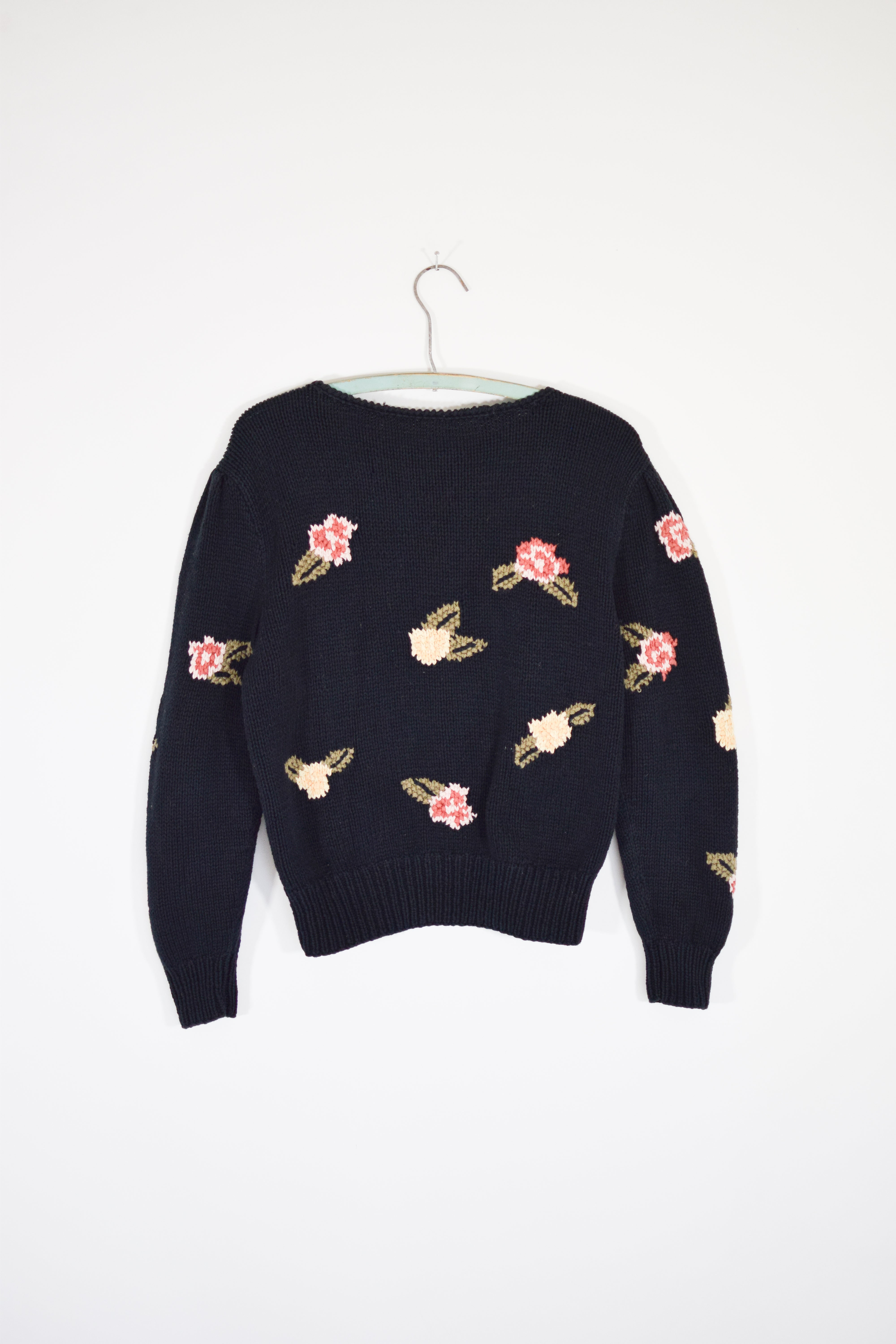 1980s Floral Knit Sweater | S – fieldwork
