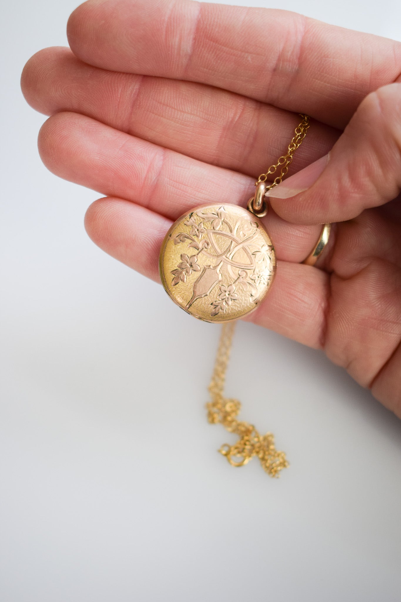 Antique Gold-Fill Photo Locket