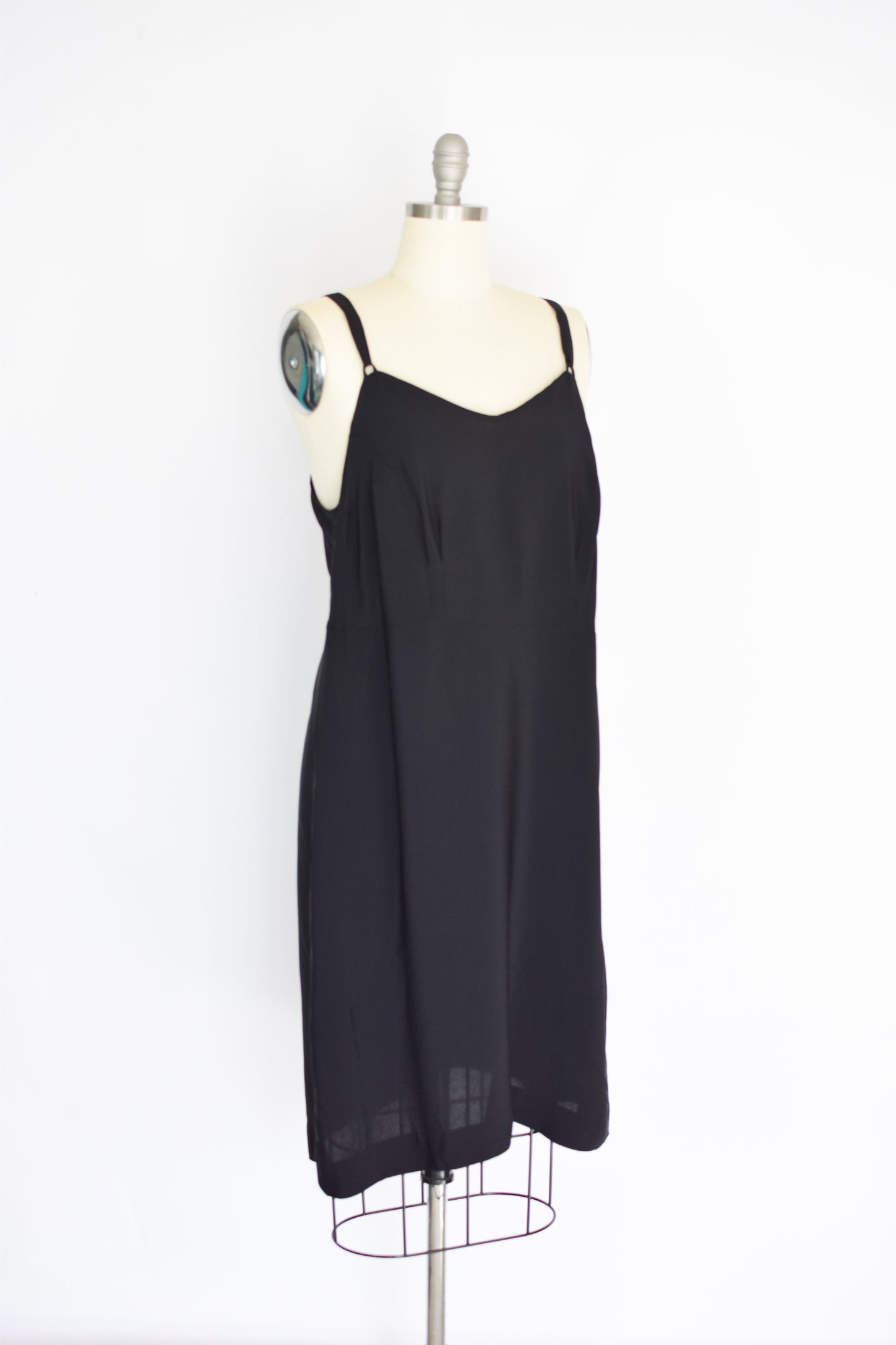 1930s Rayon Slip Dress | M-L