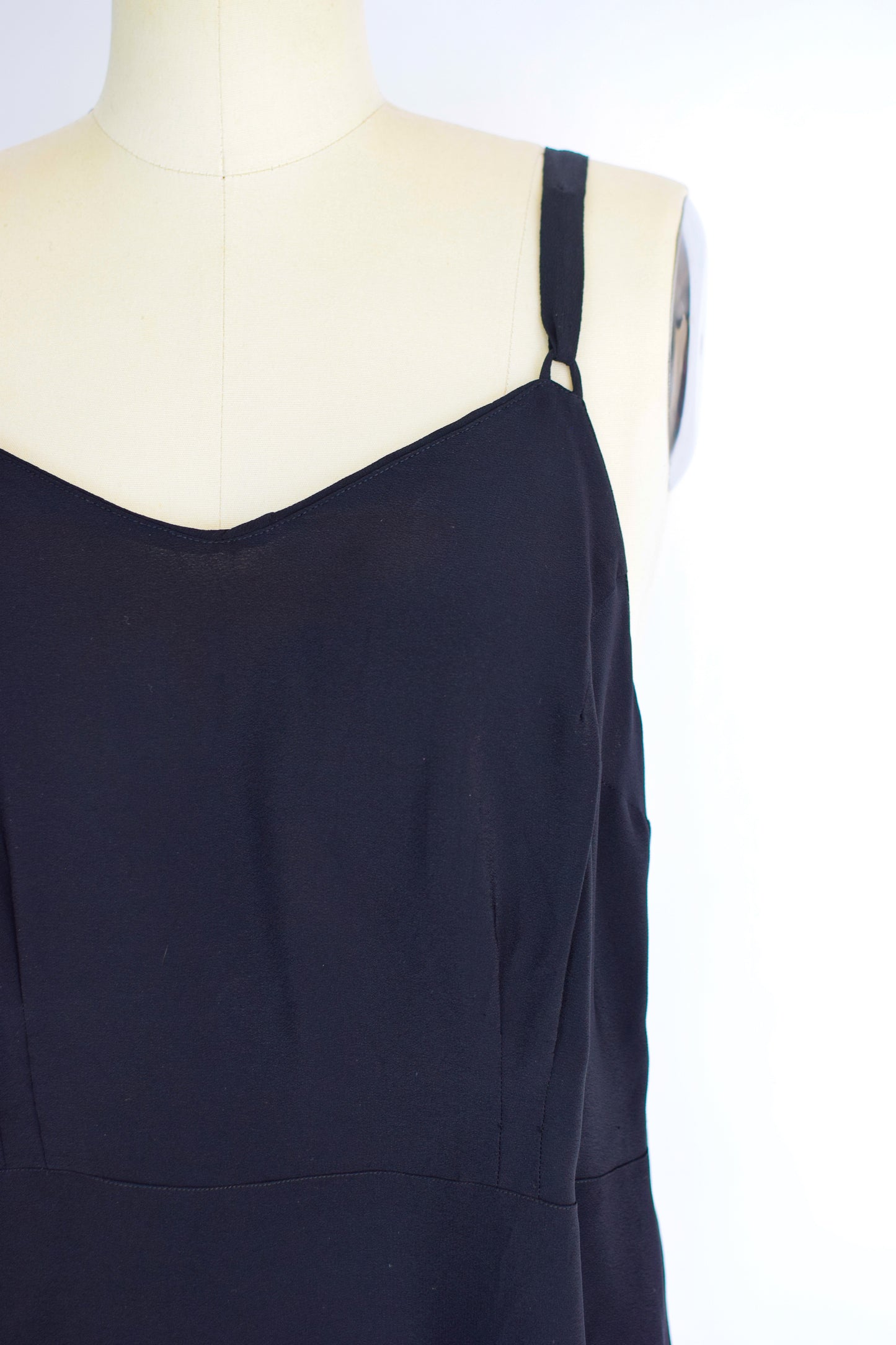 1930s Rayon Slip Dress | M-L