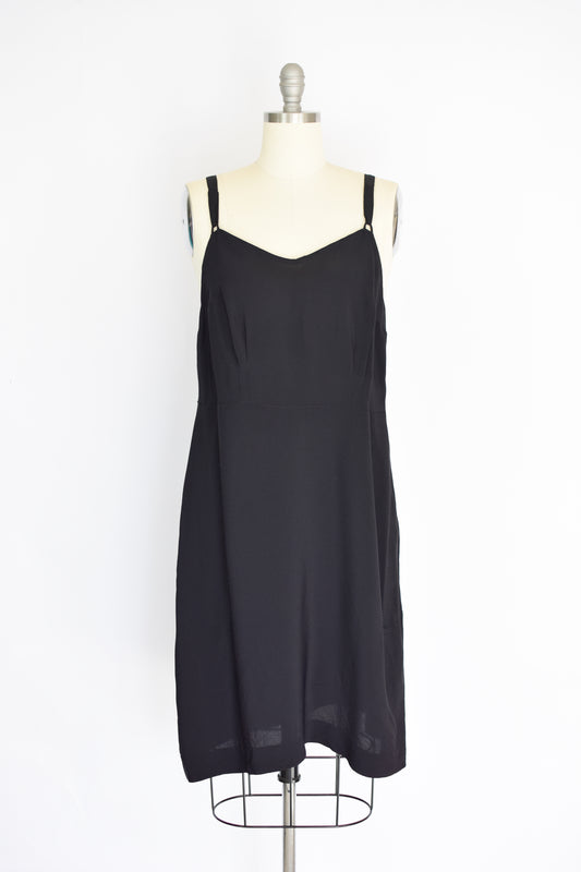 1930s Rayon Slip Dress | M-L