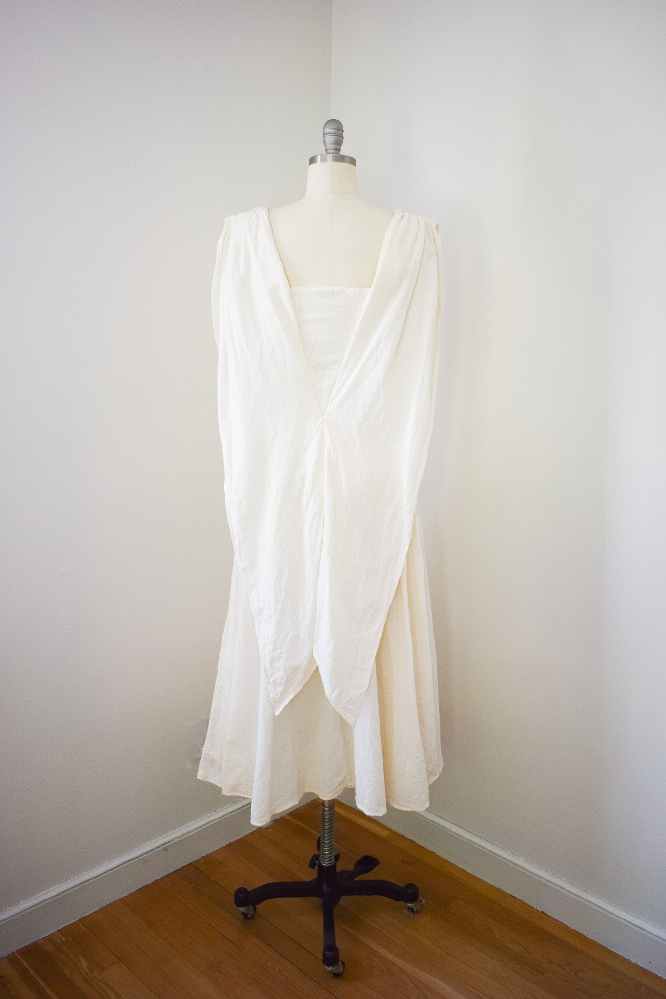 Vintage Natural Cotton Dress | M