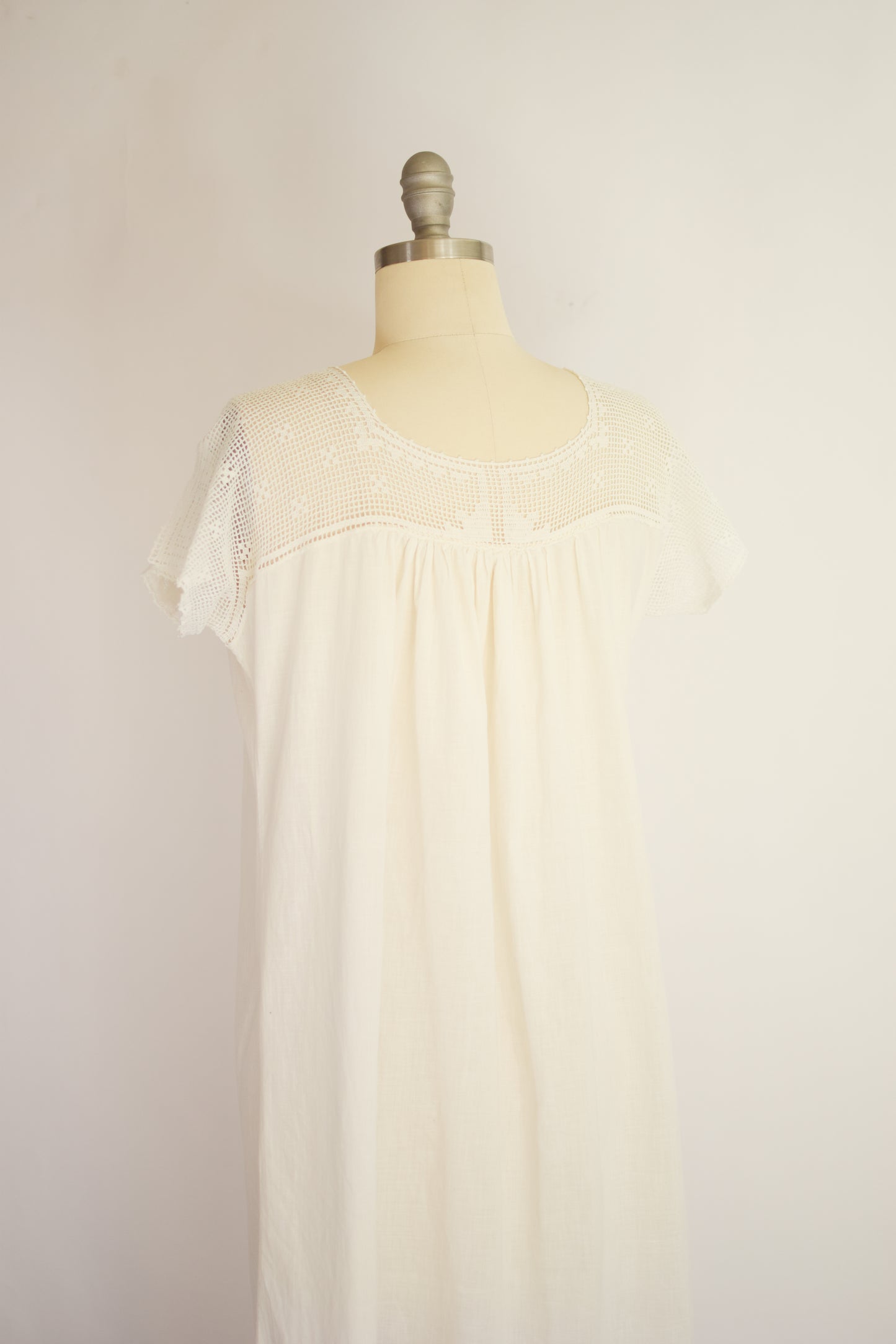 Antique Cotton Nightgown | S-M