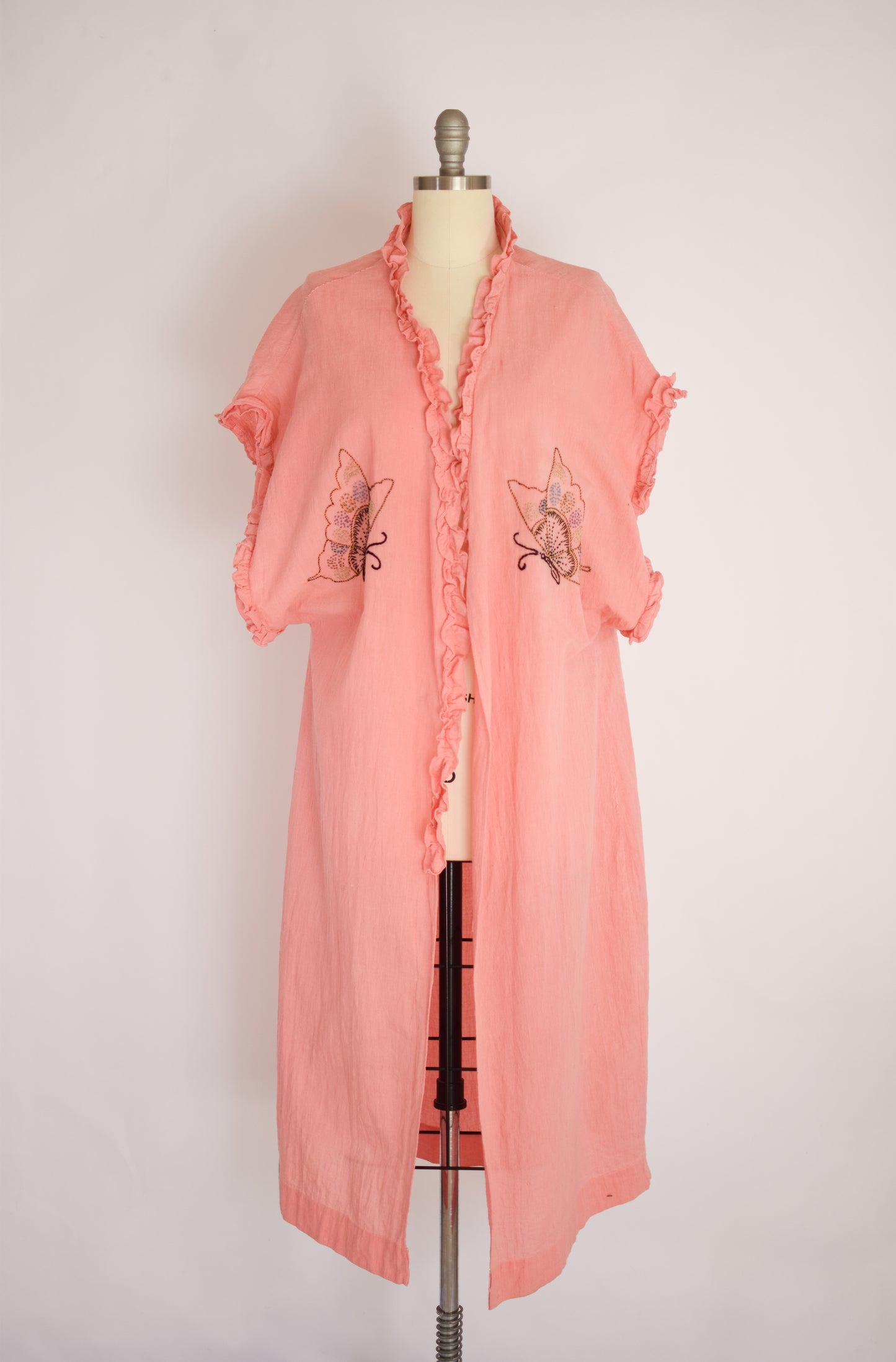 Antique 1920s Cotton Robe | OS