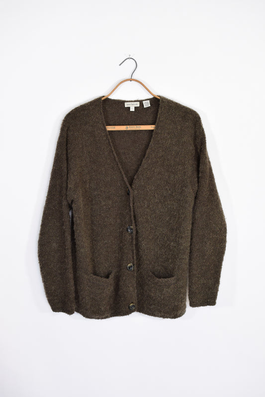 Vintage Mohair/Wool Boucle Carigan  | Ann Taylor | S/M