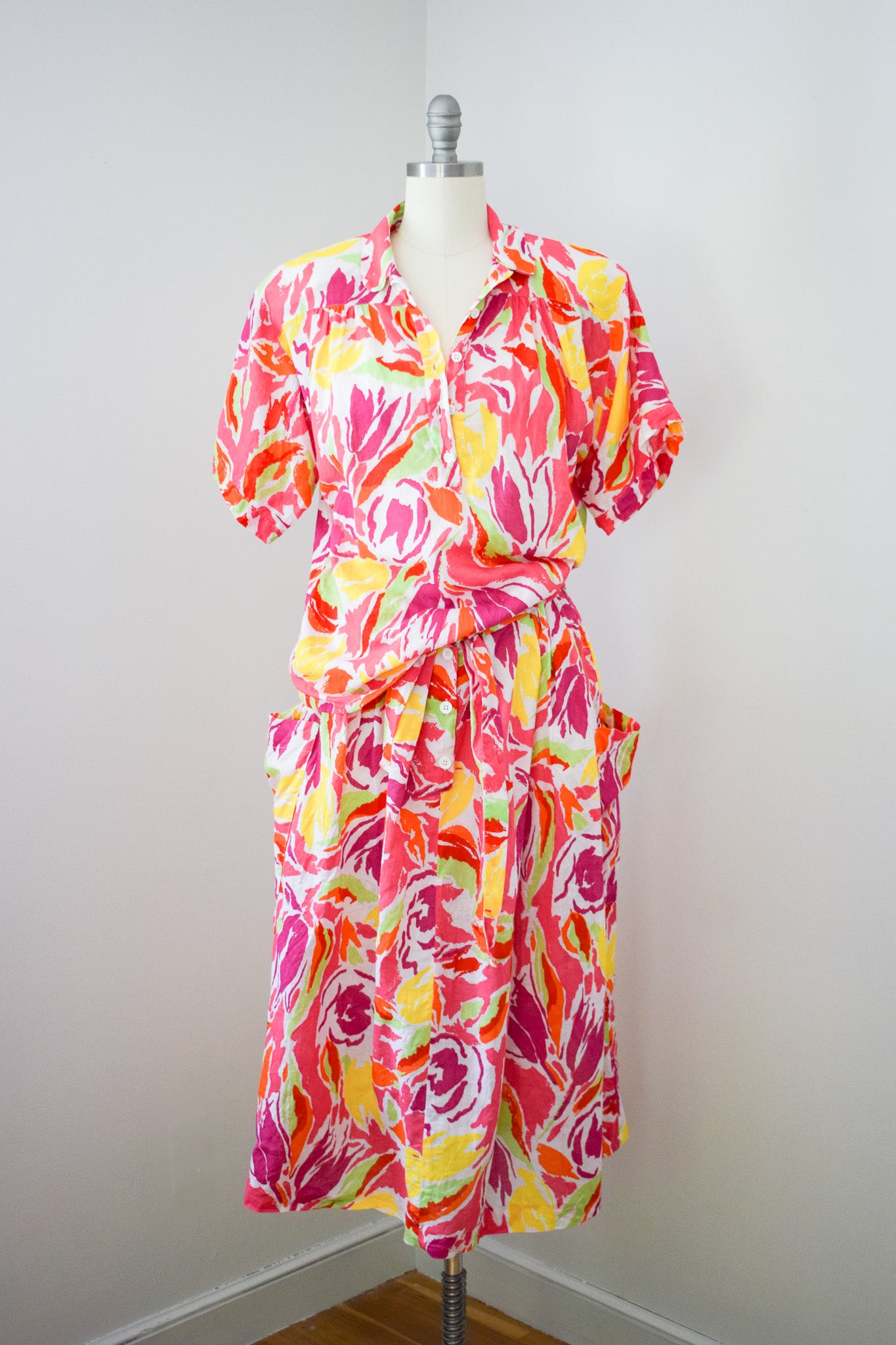 Vintage Guy Laroche Summer Dress Set | M/L