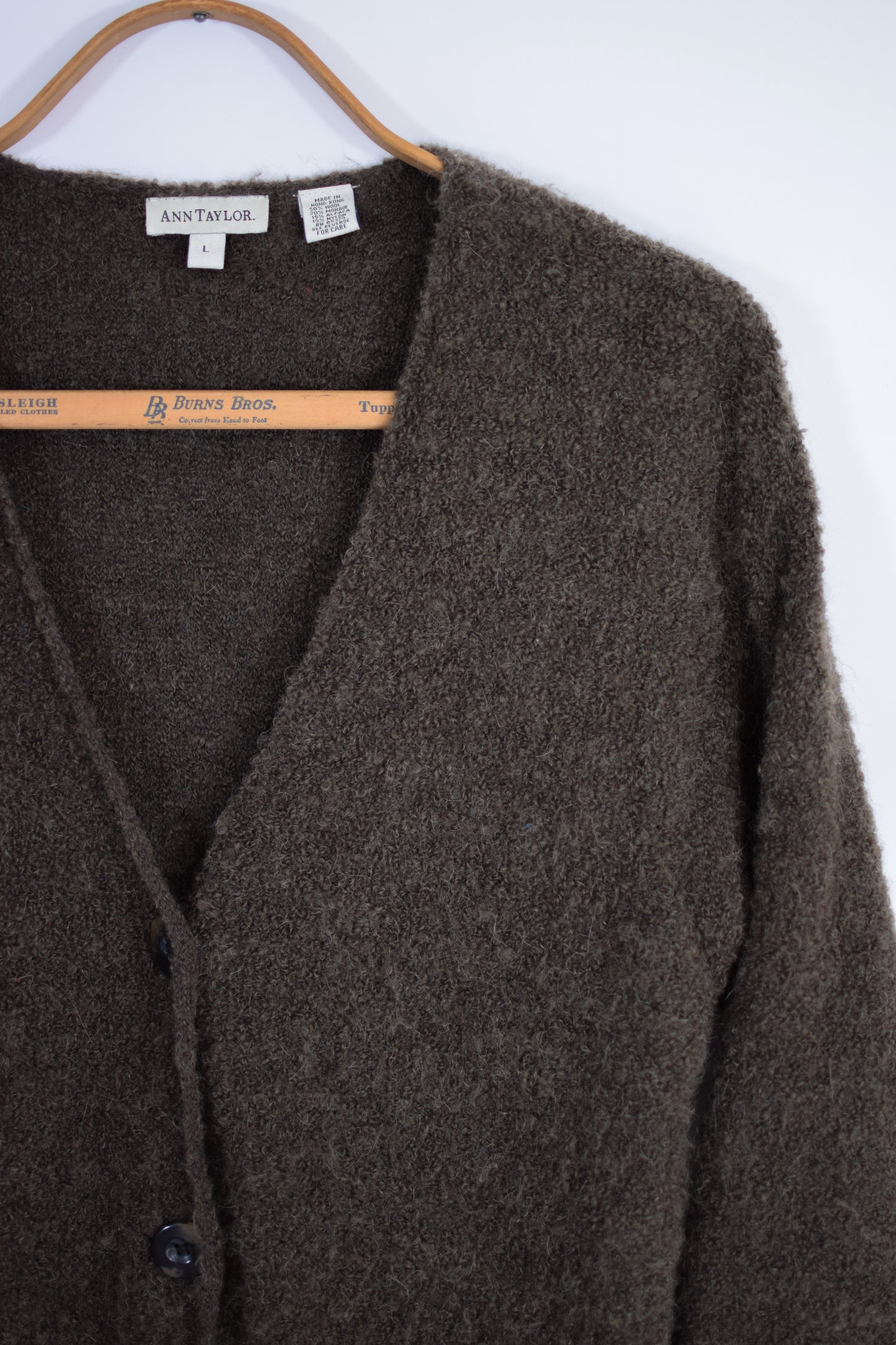 Vintage Mohair/Wool Boucle Carigan  | Ann Taylor | S/M