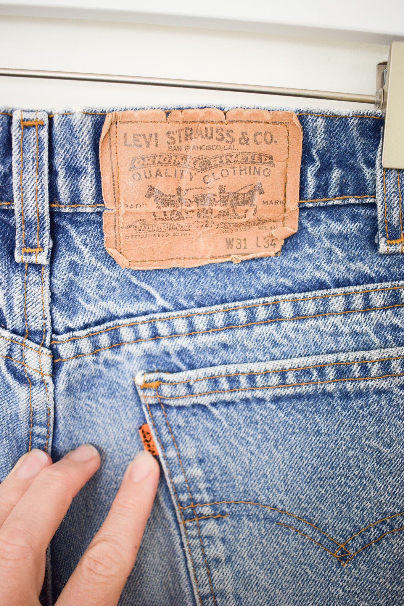 Vintage Levi's  Cut Off Jean Shorts | 30/31" w