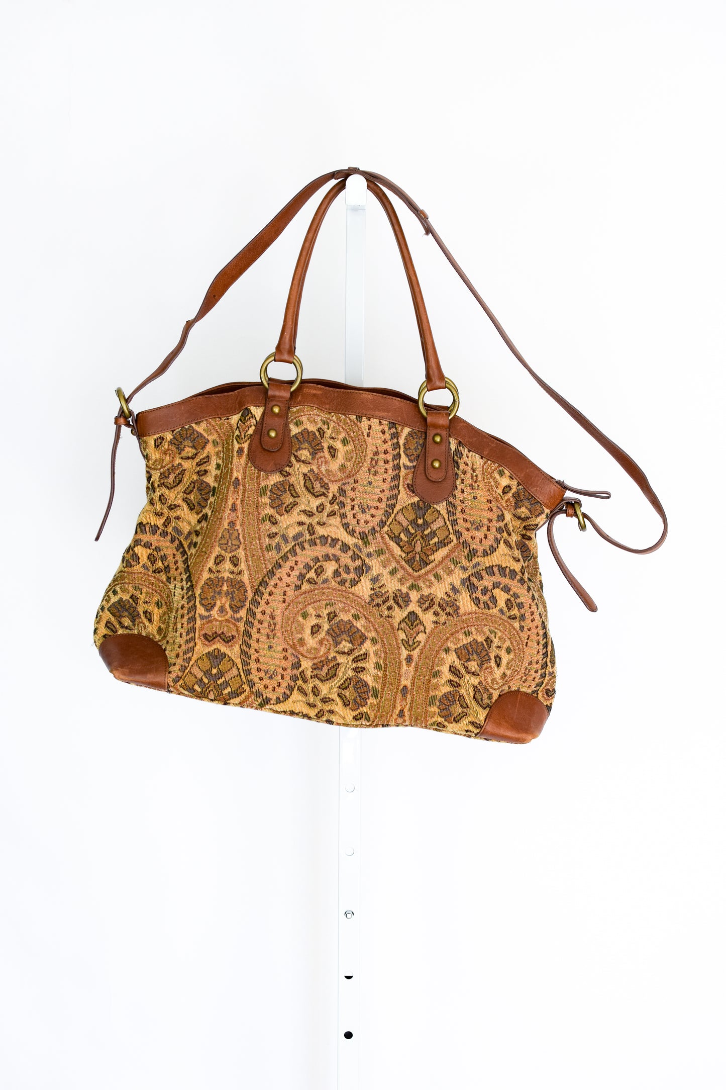 Vintage Weekender Carpet Bag