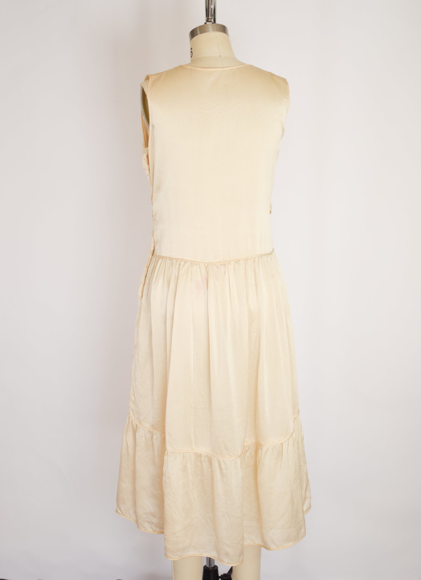Antique 1920s Silk Gown | XS-S