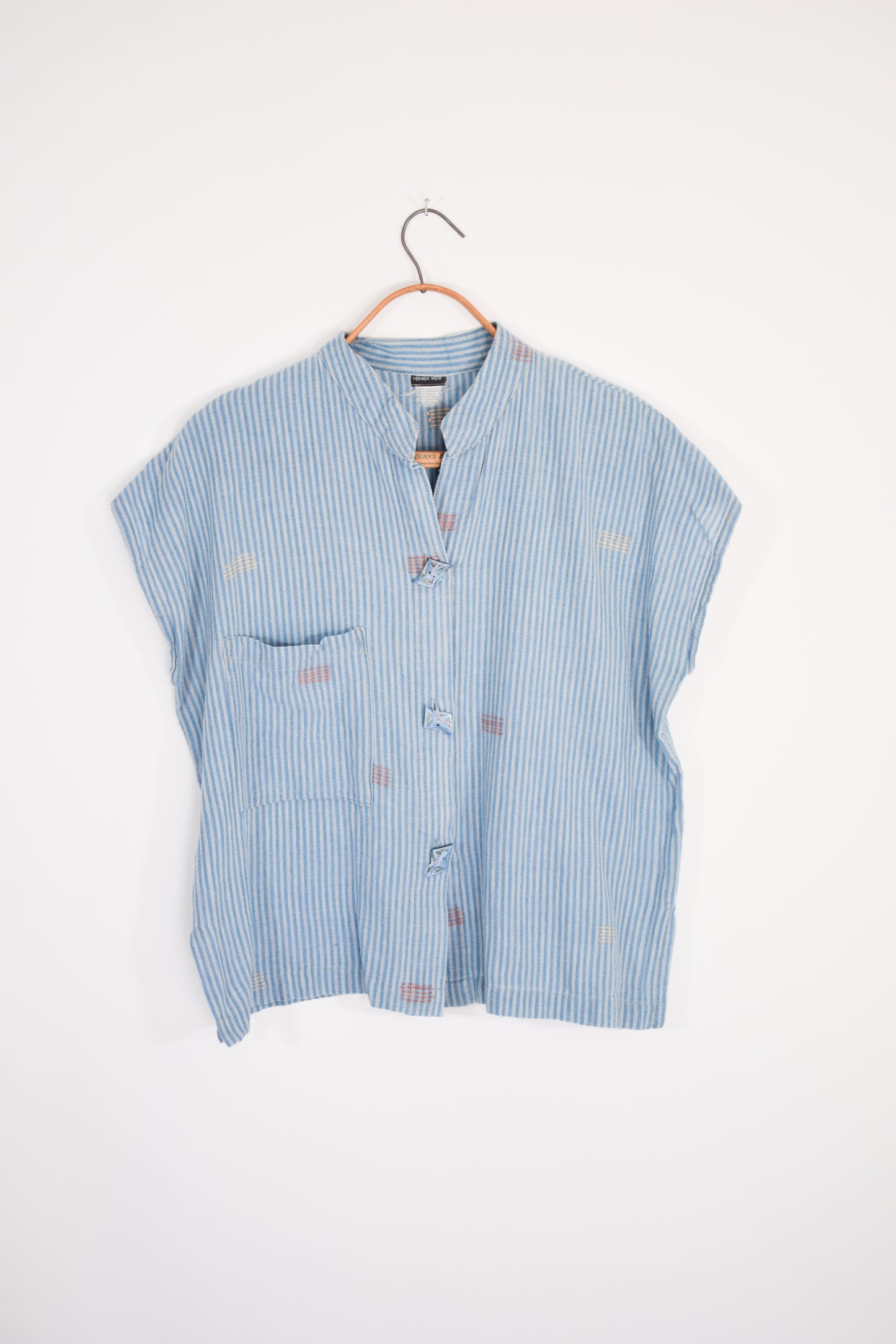 Vintage Handwoven Cotton Top | M/L