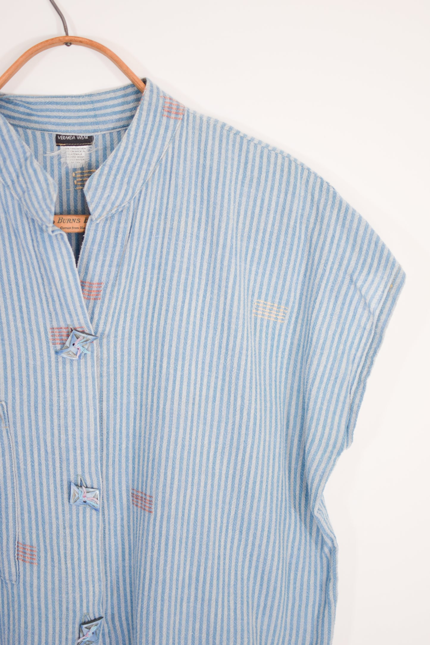 Vintage Handwoven Cotton Top | M/L