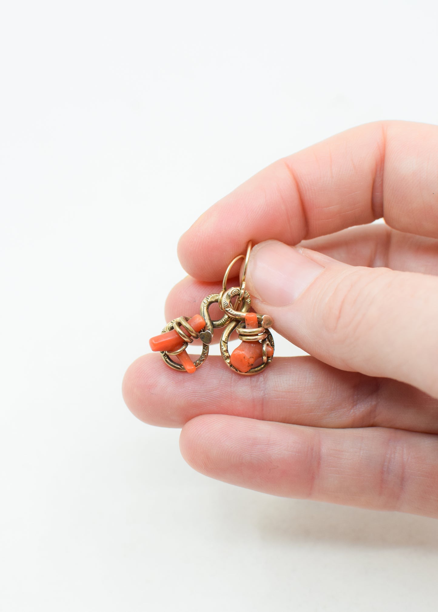 Antique Victorian Loveknot Earrings