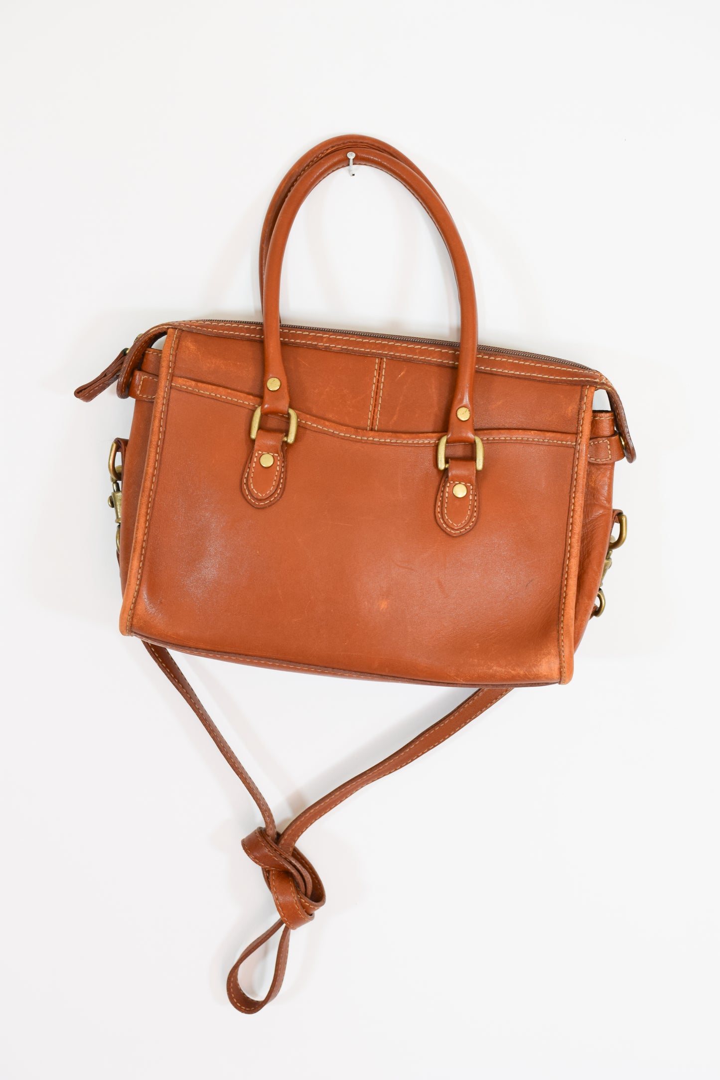 Vintage Tan Leather Purse | Liz Claiborne