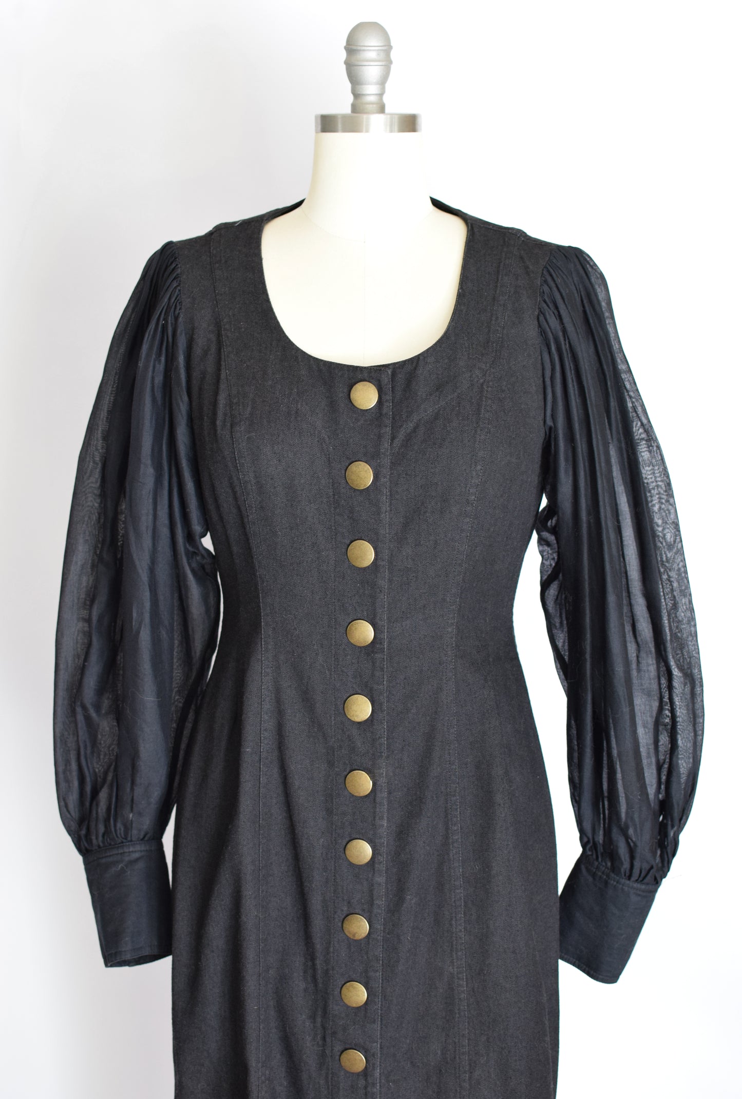 Vintage Jan Barboglio Snap Down Dress | M