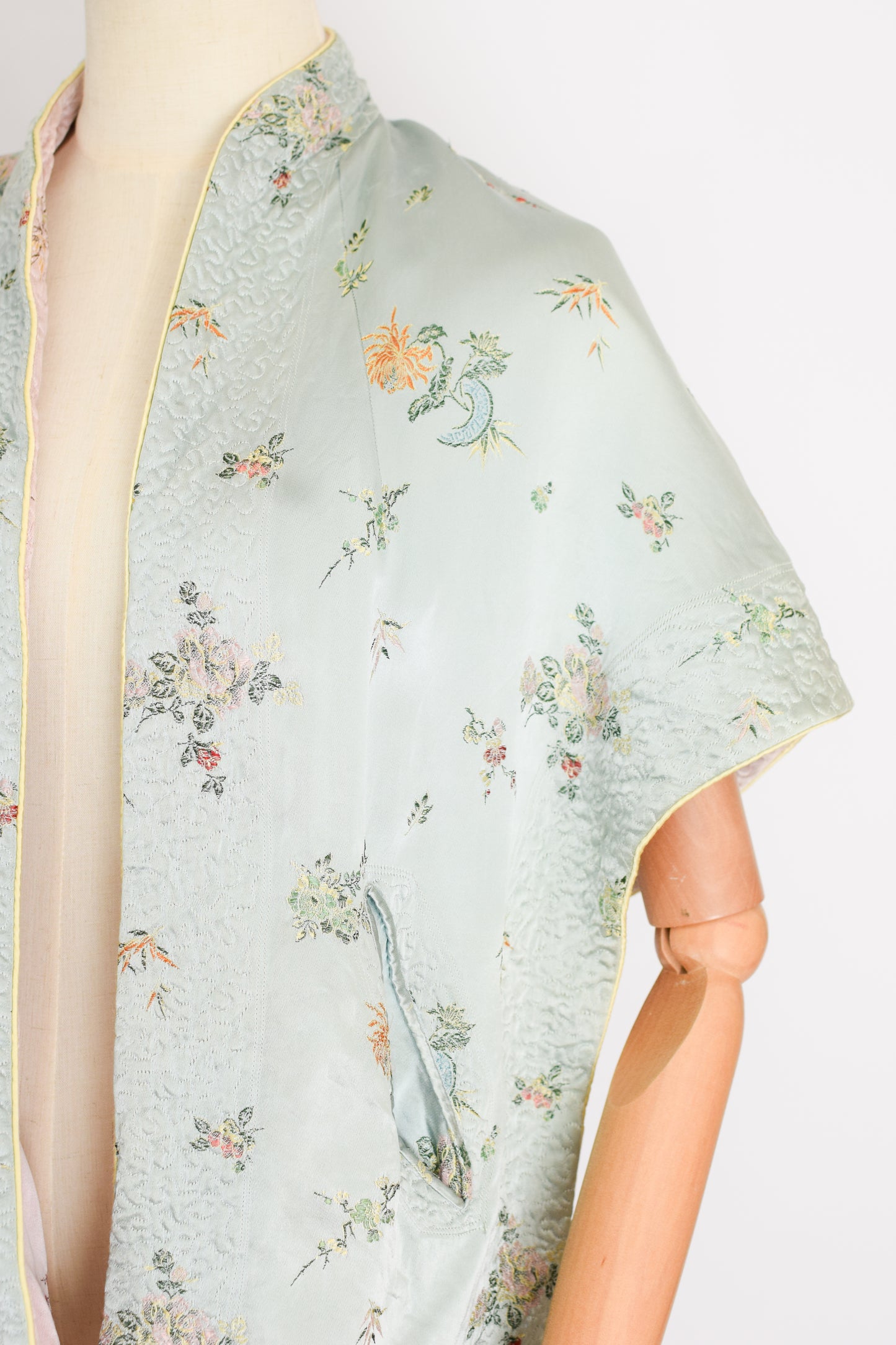 1950s Reversilbe Silk Capelet | Wrap