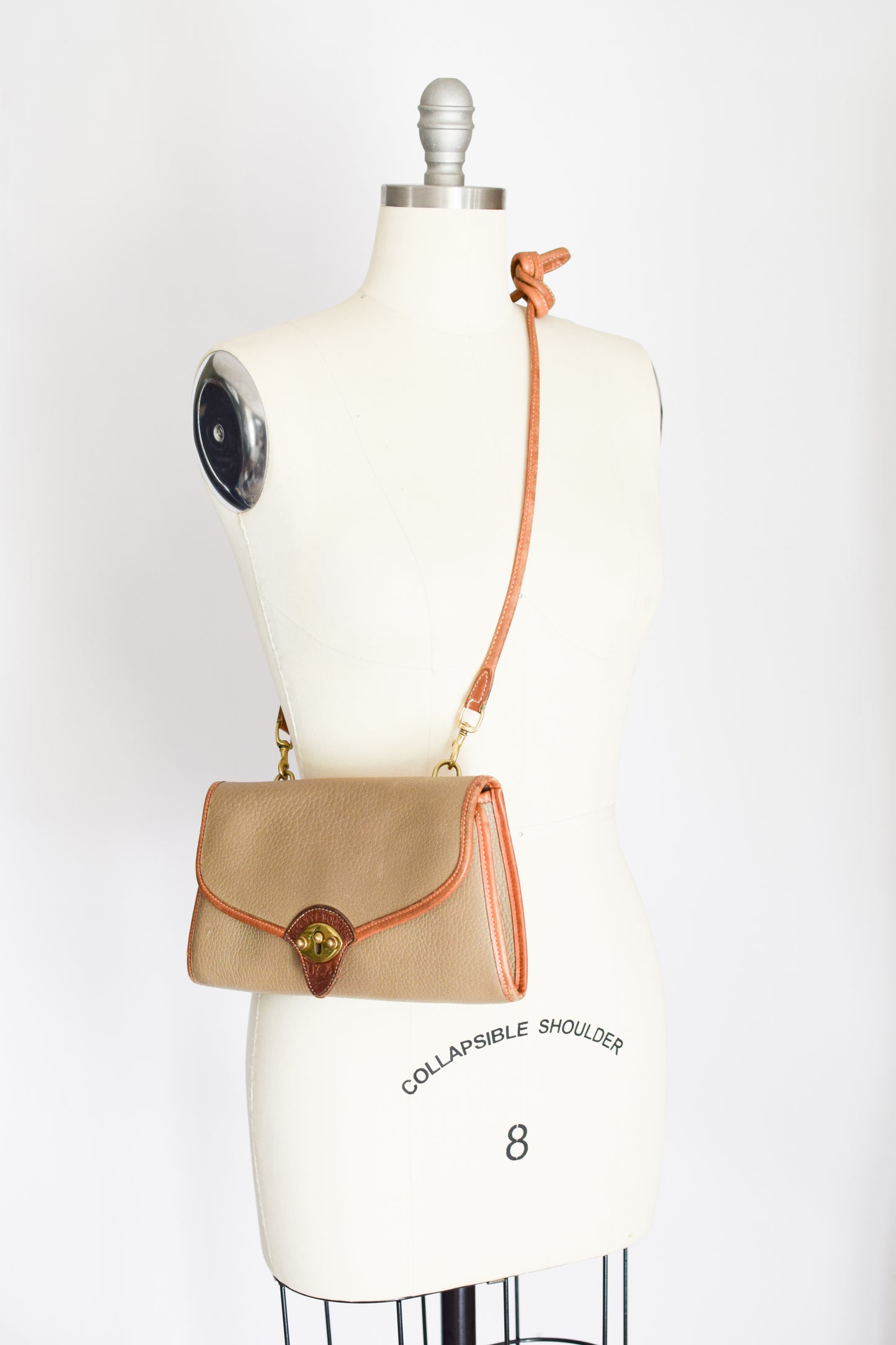Vintage Dooney & Bourke Pebbled Leather Purse / Clutch