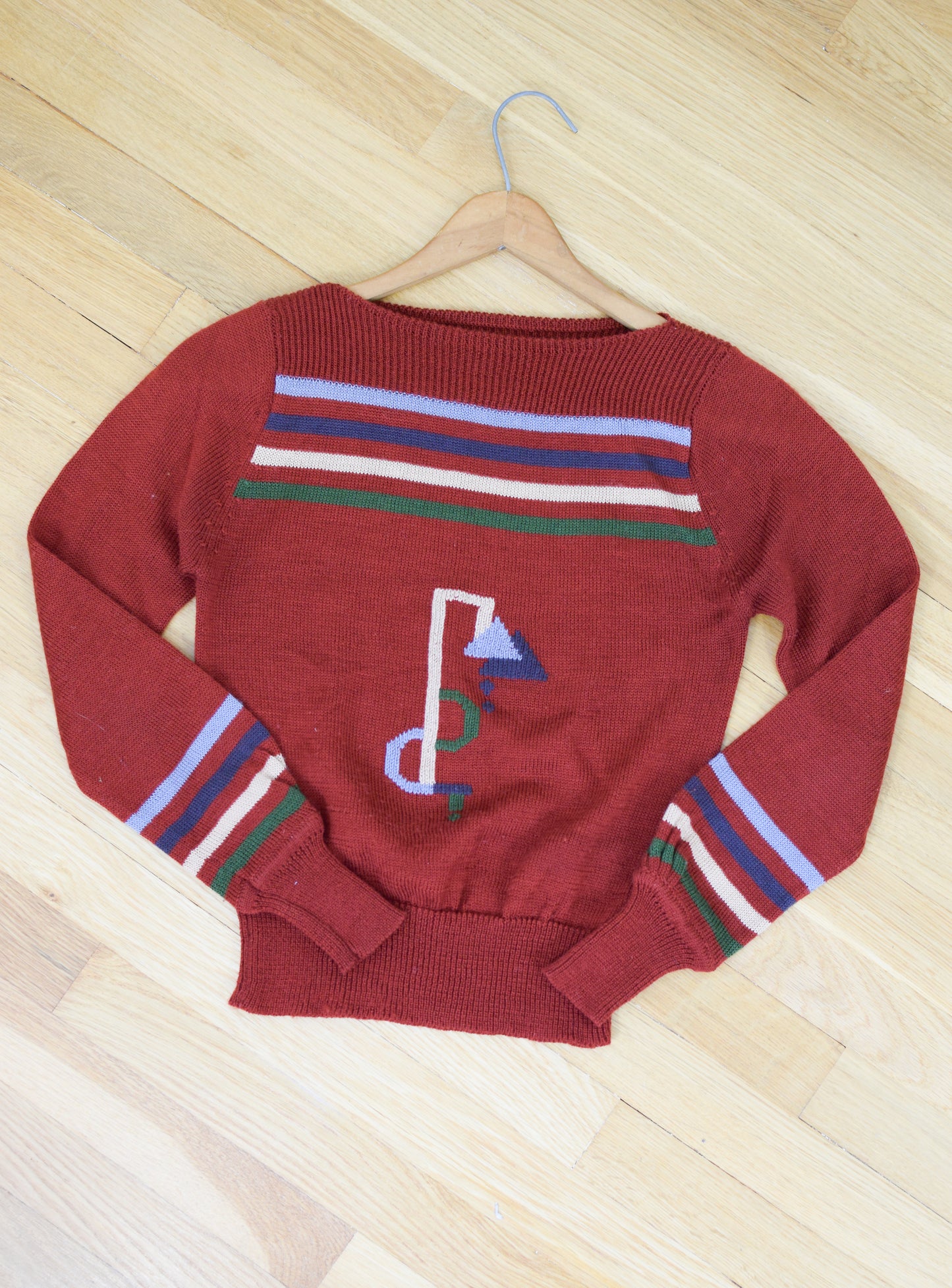 1940s Knitted Pullover | XS