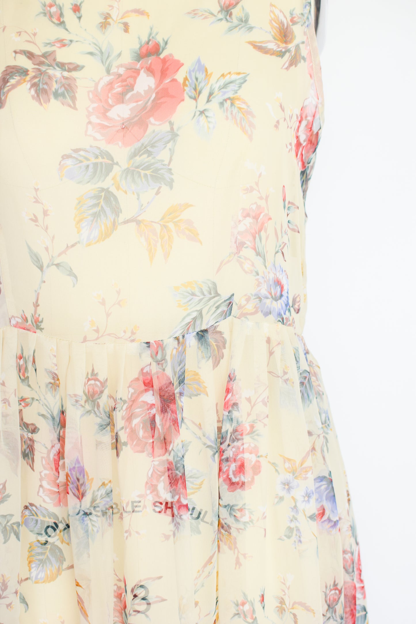 Vintage Sheer Floral Dress | M
