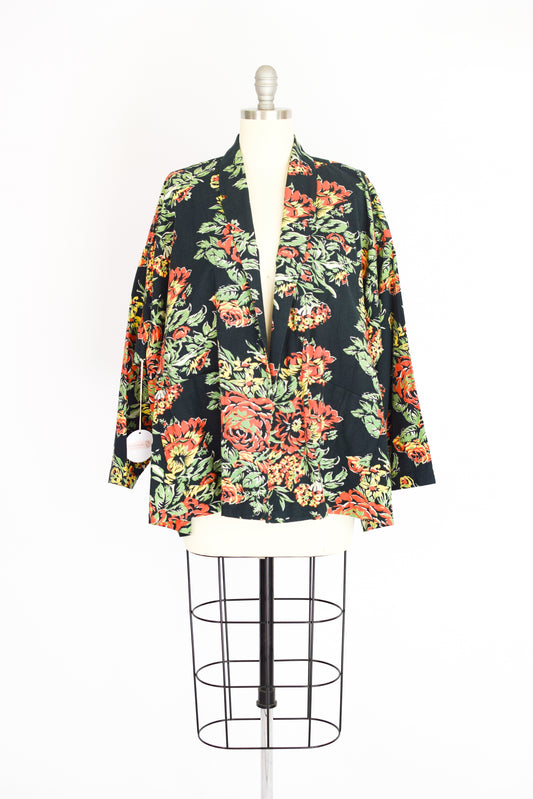 Vintage Norma Kamali Floral Jacket | OS/P