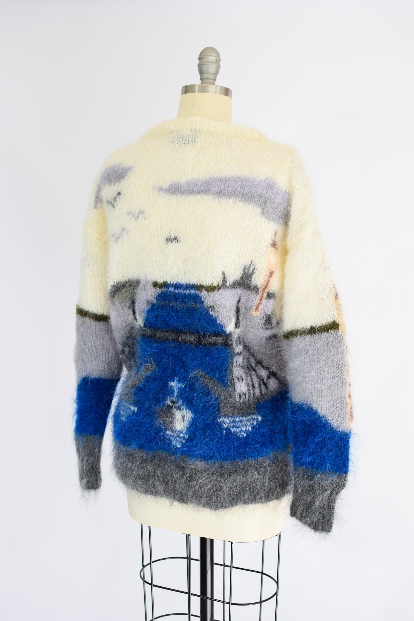 Vintage Selina Knitwear Mohair Novelty Sweater | M