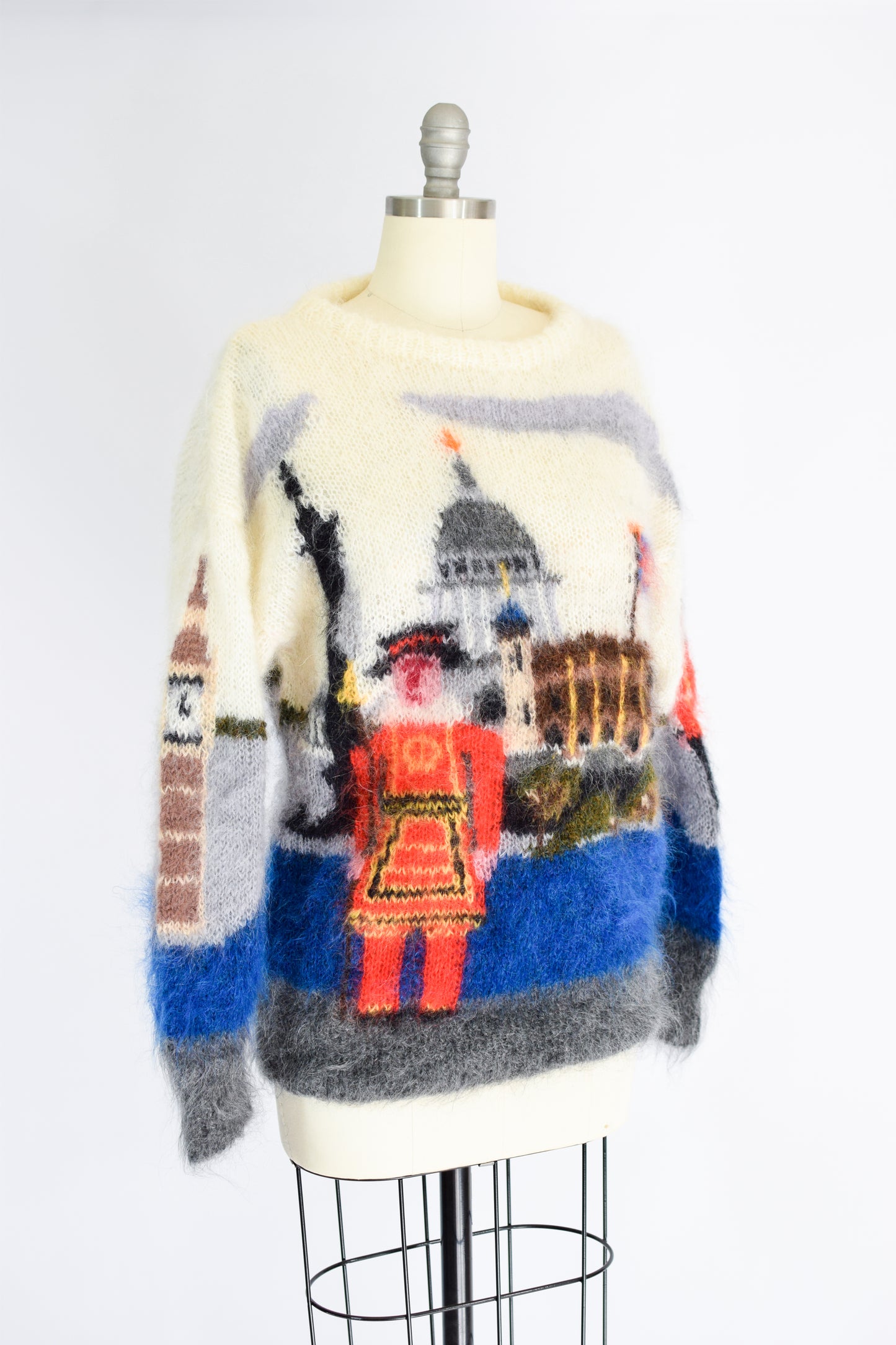 Vintage Selina Knitwear Mohair Novelty Sweater | M