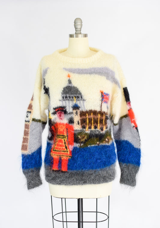 Vintage Selina Knitwear Mohair Novelty Sweater | M