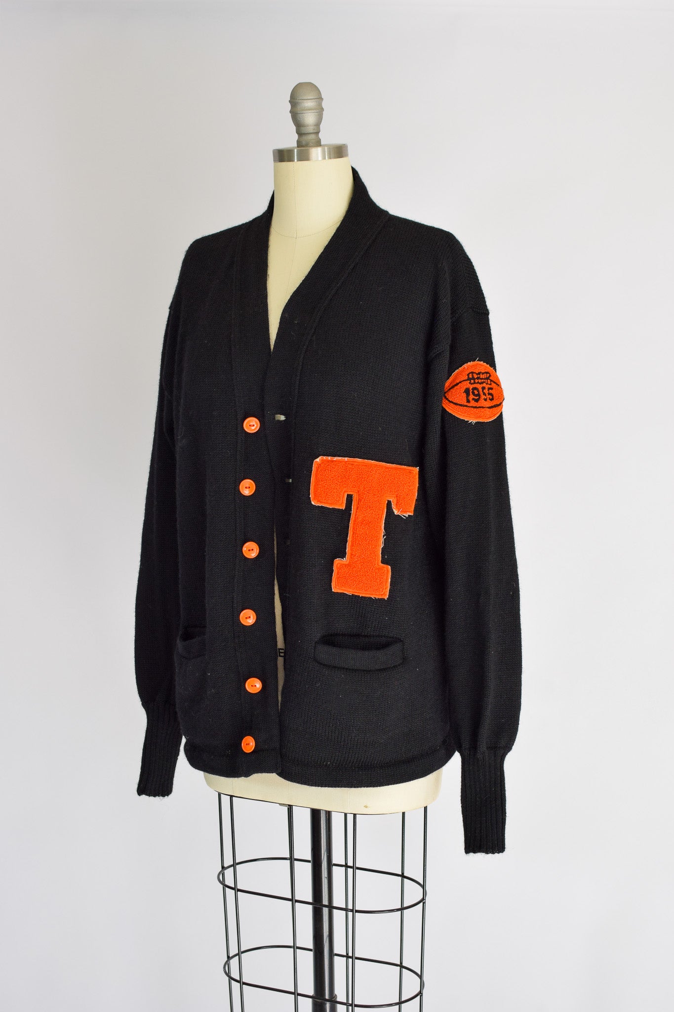 Vintage 1955 Varsity Letterman Cardigan | M/L