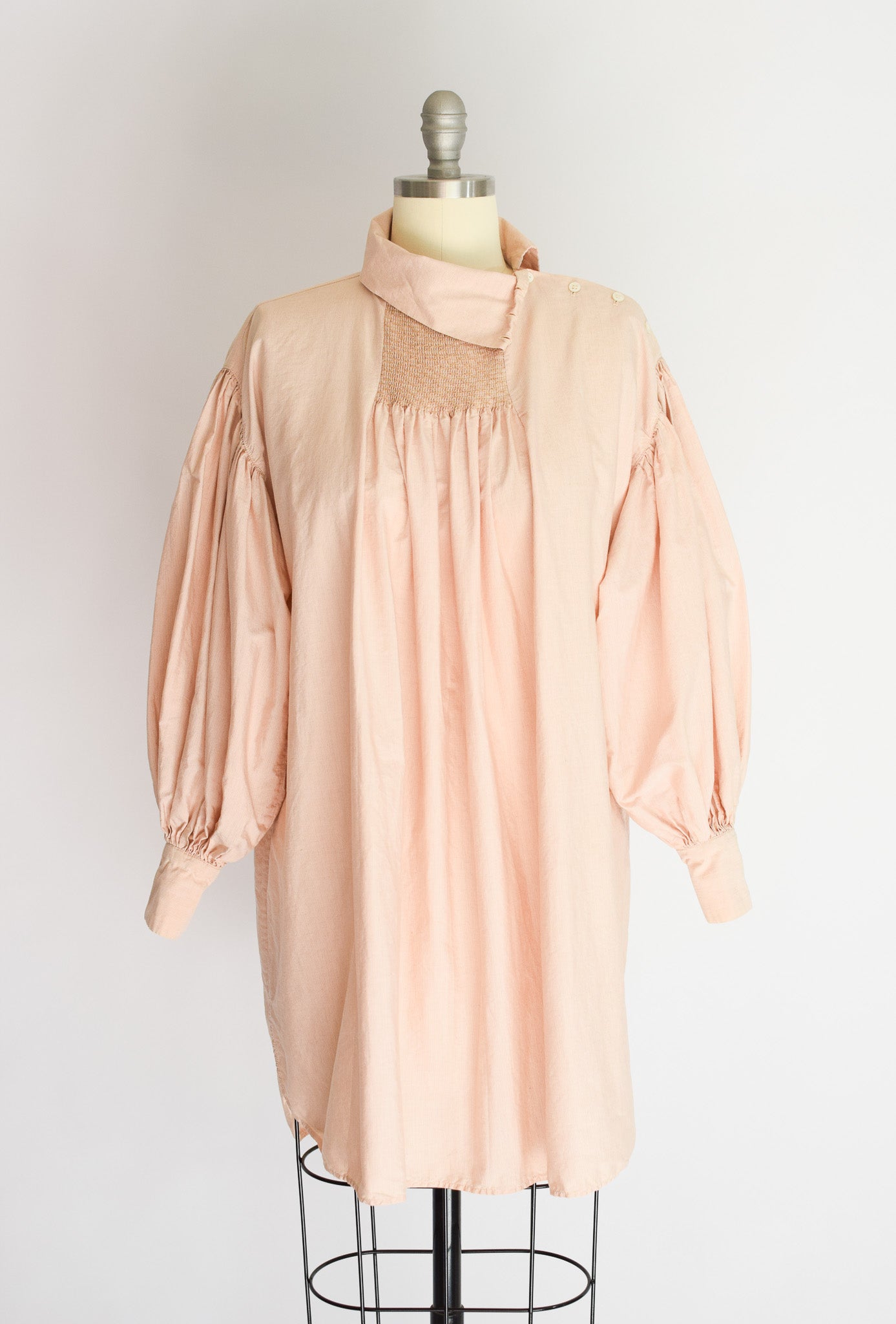 1980s Perry Ellis Balloon Sleeve Tunic Top/Dress |  P M