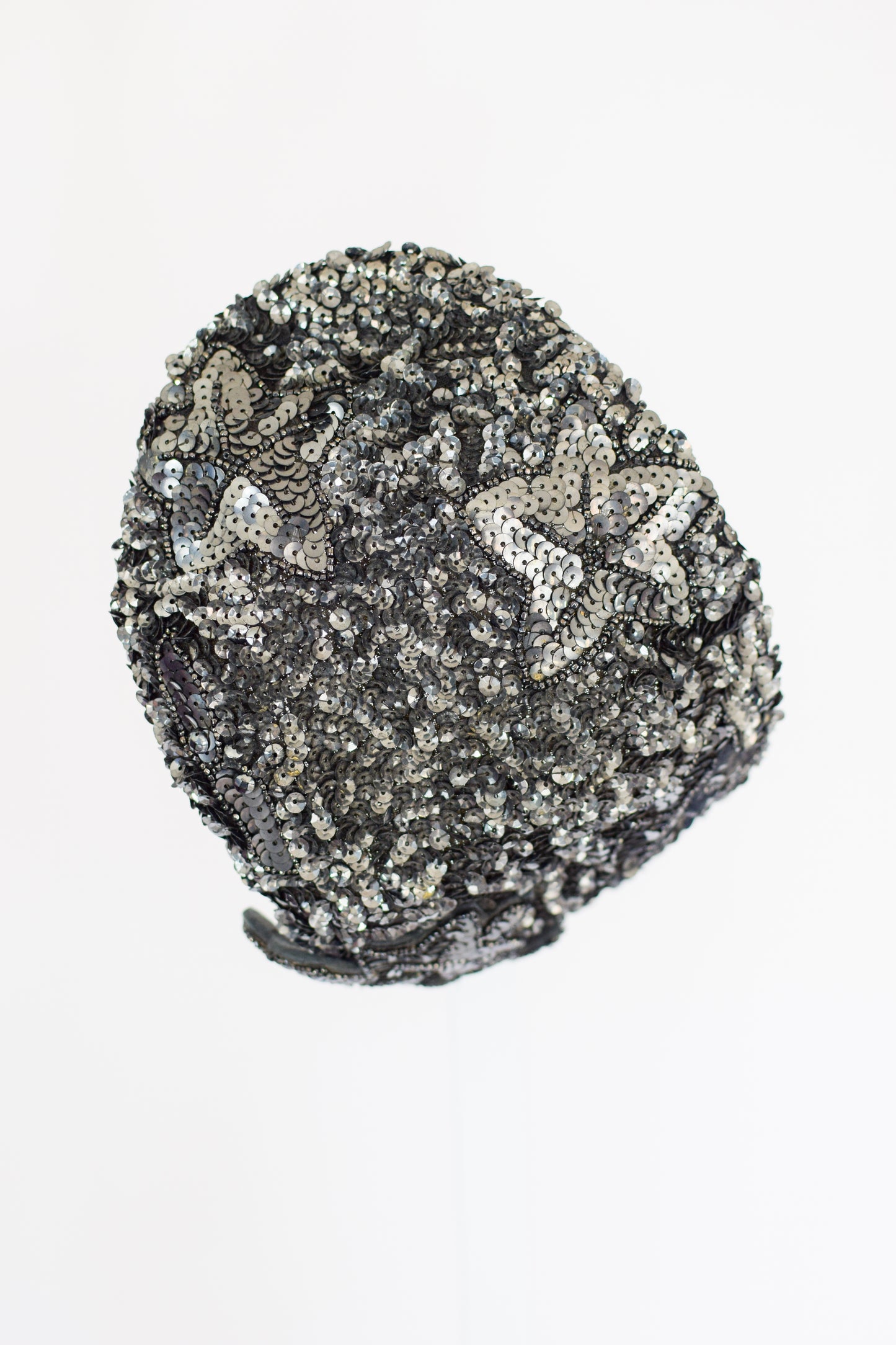 1950s Lit Brothers Sequined Crescent Cap