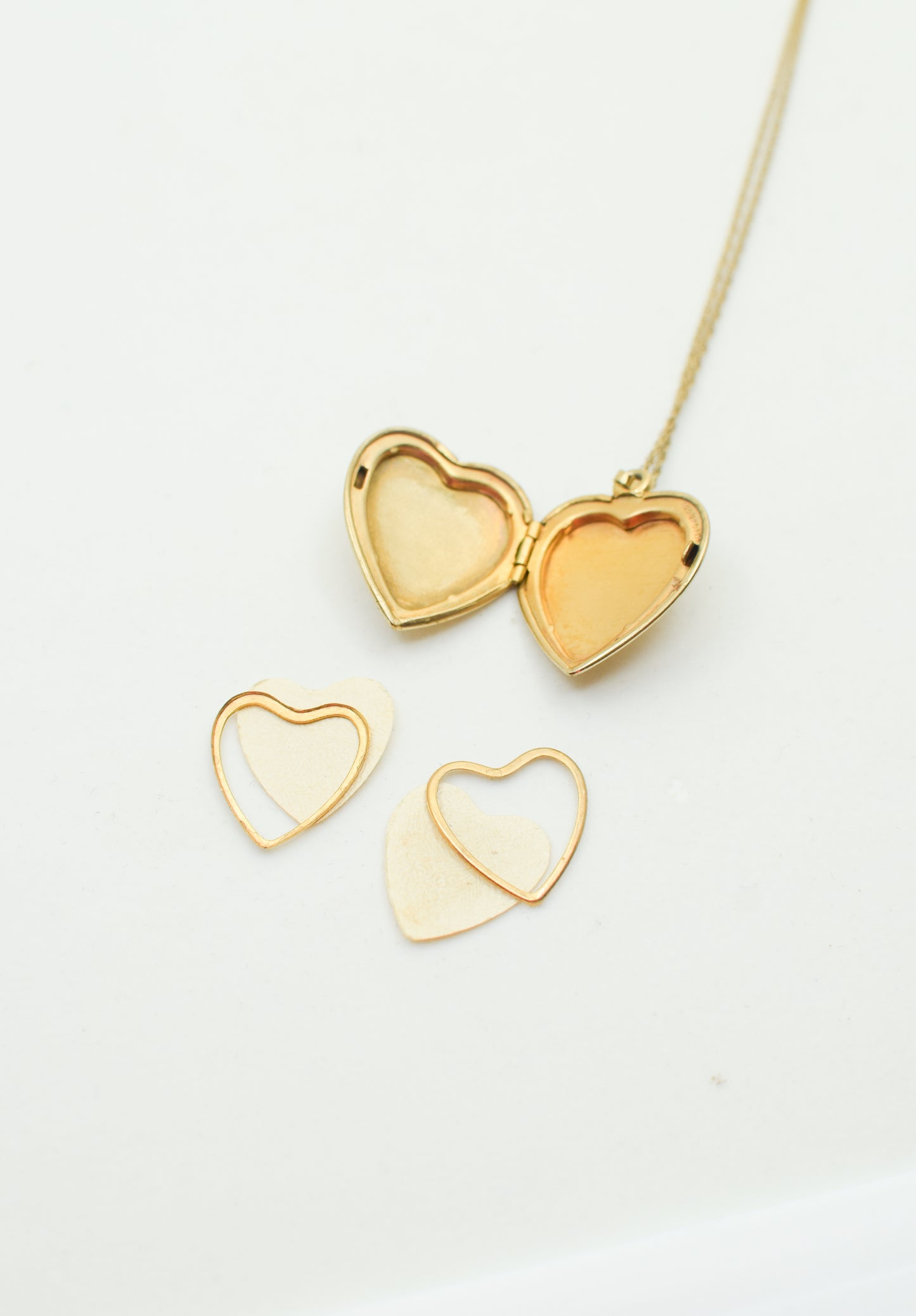 Vintage "Lockhearts" Gold Heart Locket